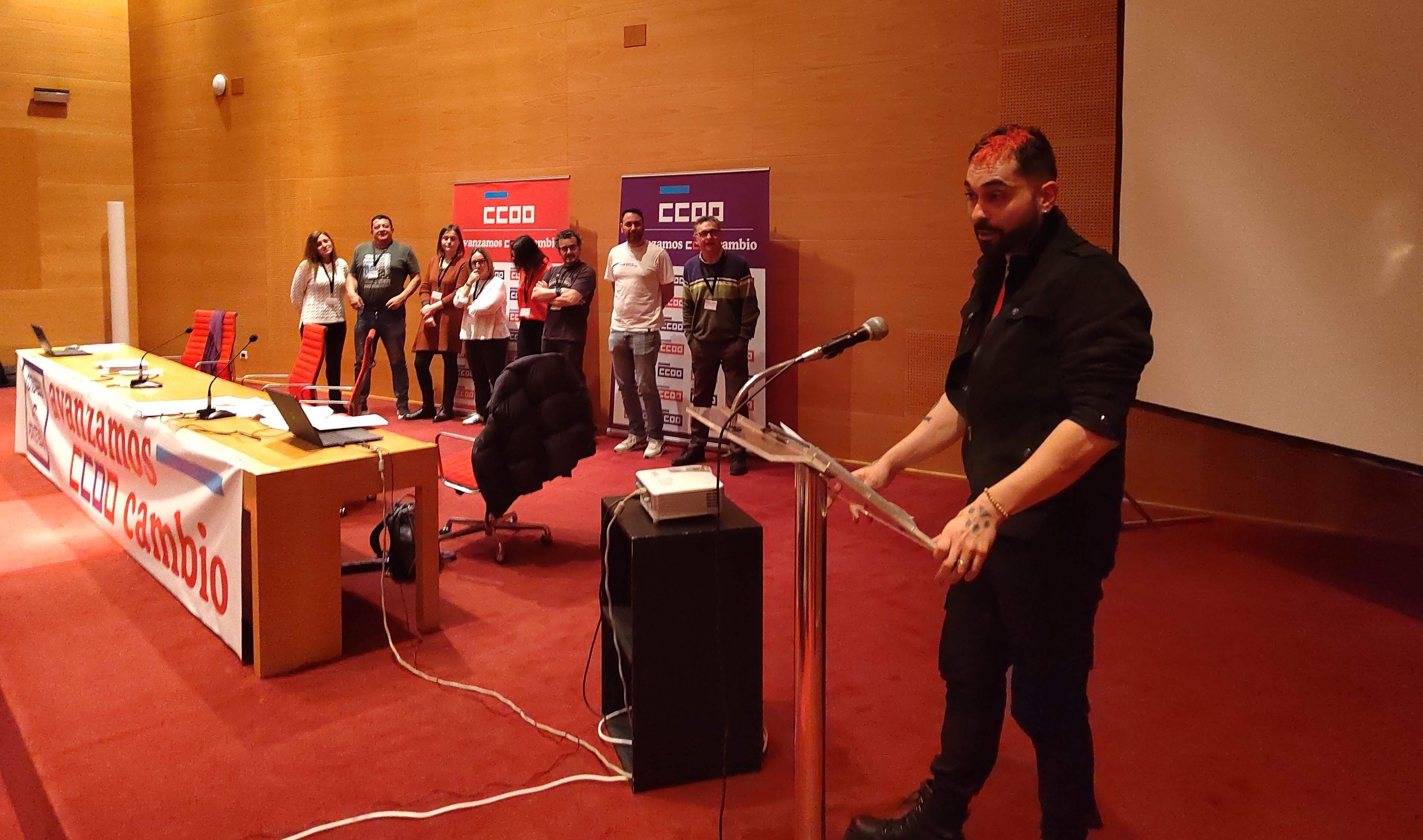 Omar Vázquez, novo secretario xeral de CCOO en Pontevedra