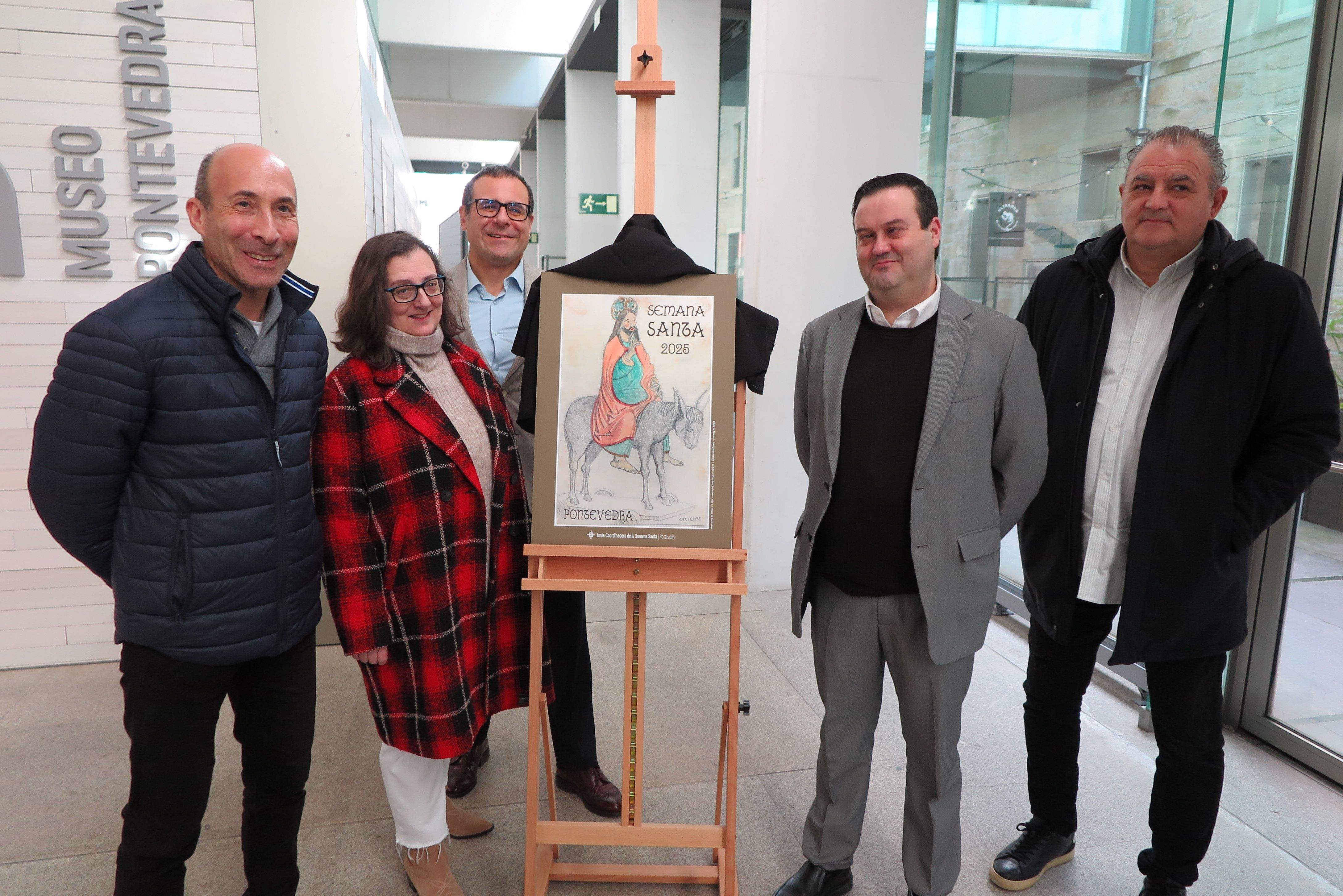 Presentación del cartel de la Semana Santa de Pontevedra