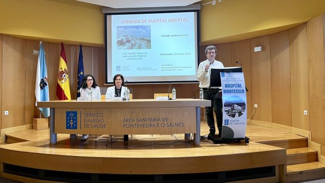 María Teresa Villanueva, Yolanda Sanduende Otero y Luis Anibarro