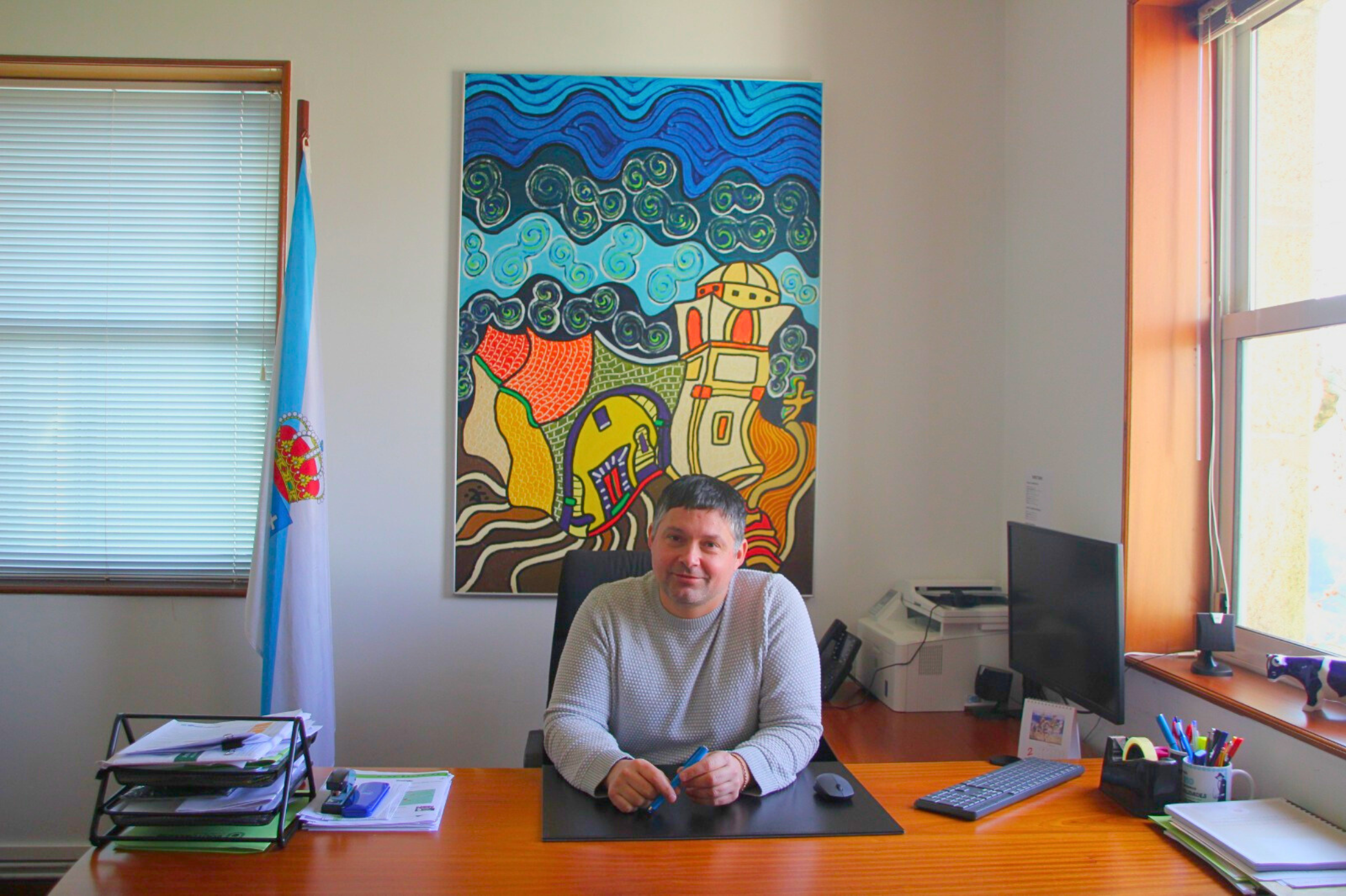 Manu Lourenzo, alcalde de Soutomaior