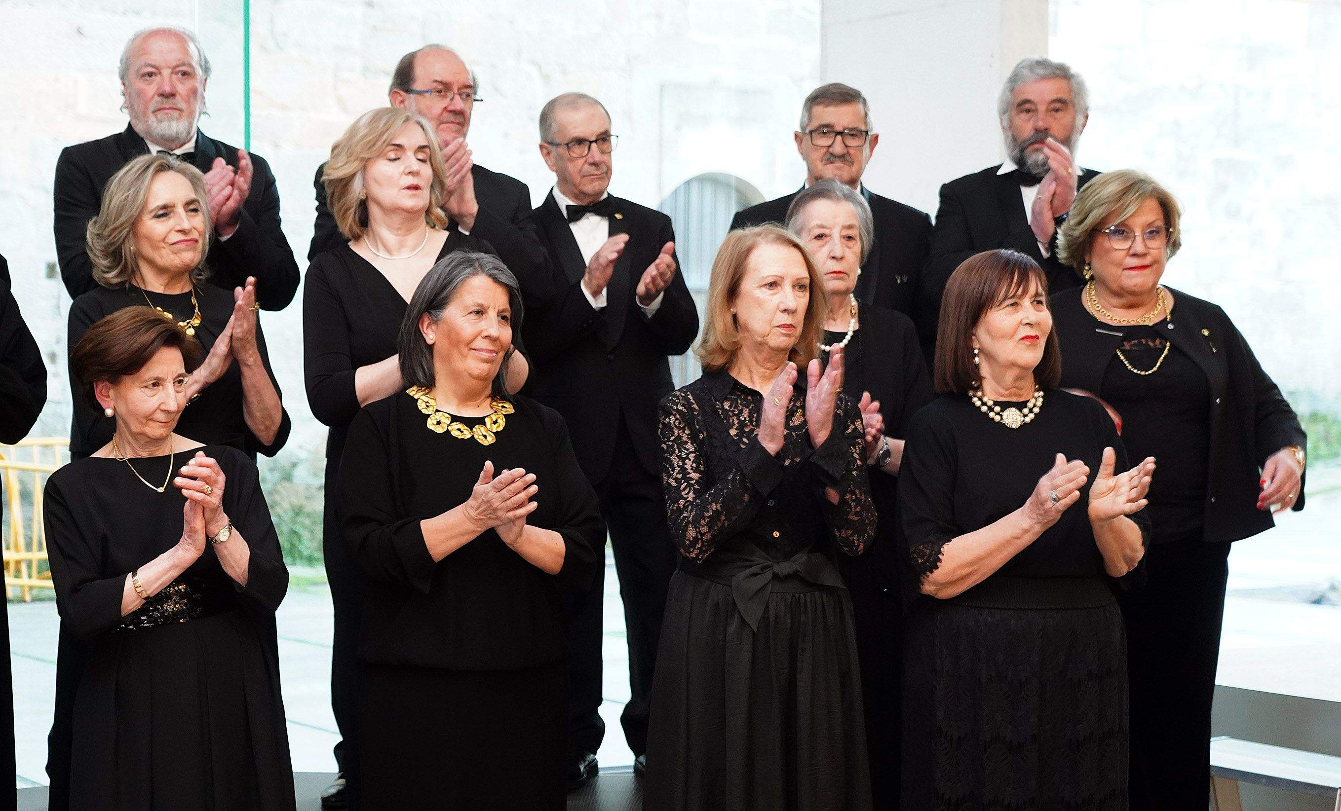 Inauguración da mostra 'Sociedad Coral Polifónica de Pontevedra 1925-2025'