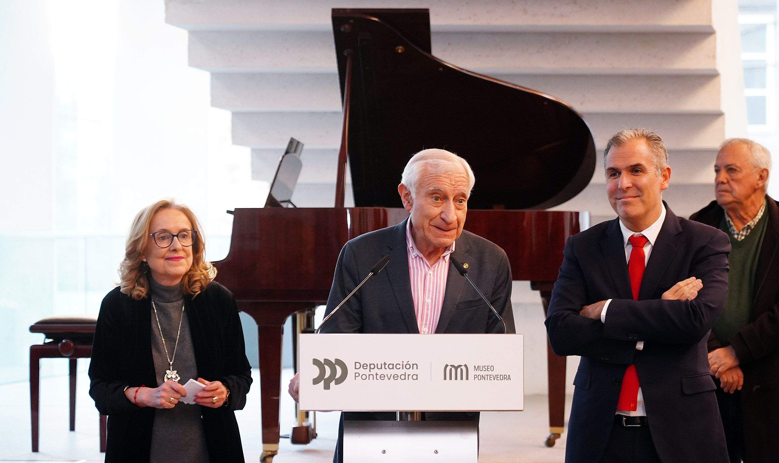 Inauguración da mostra 'Sociedad Coral Polifónica de Pontevedra 1925-2025'