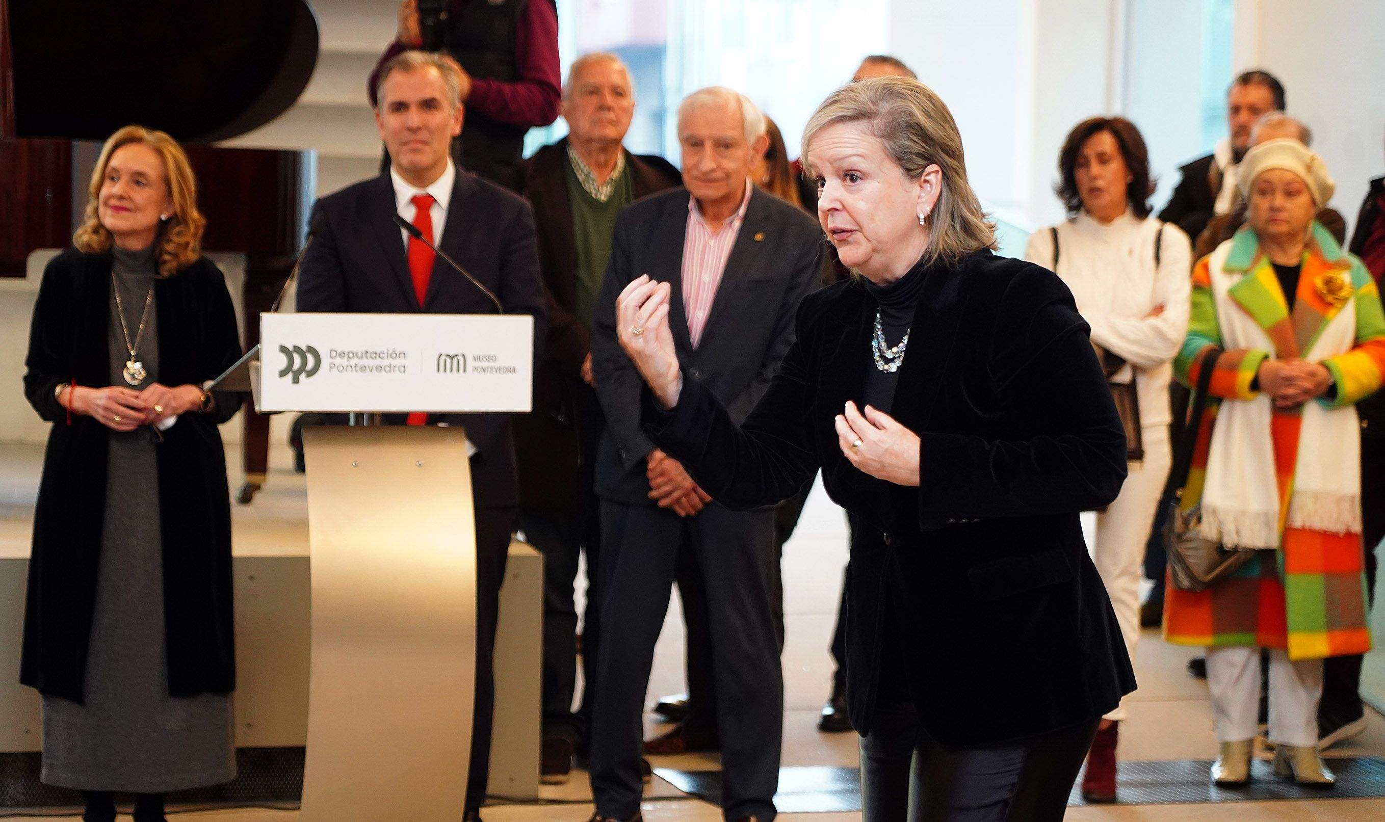 Inauguración da mostra 'Sociedad Coral Polifónica de Pontevedra 1925-2025'