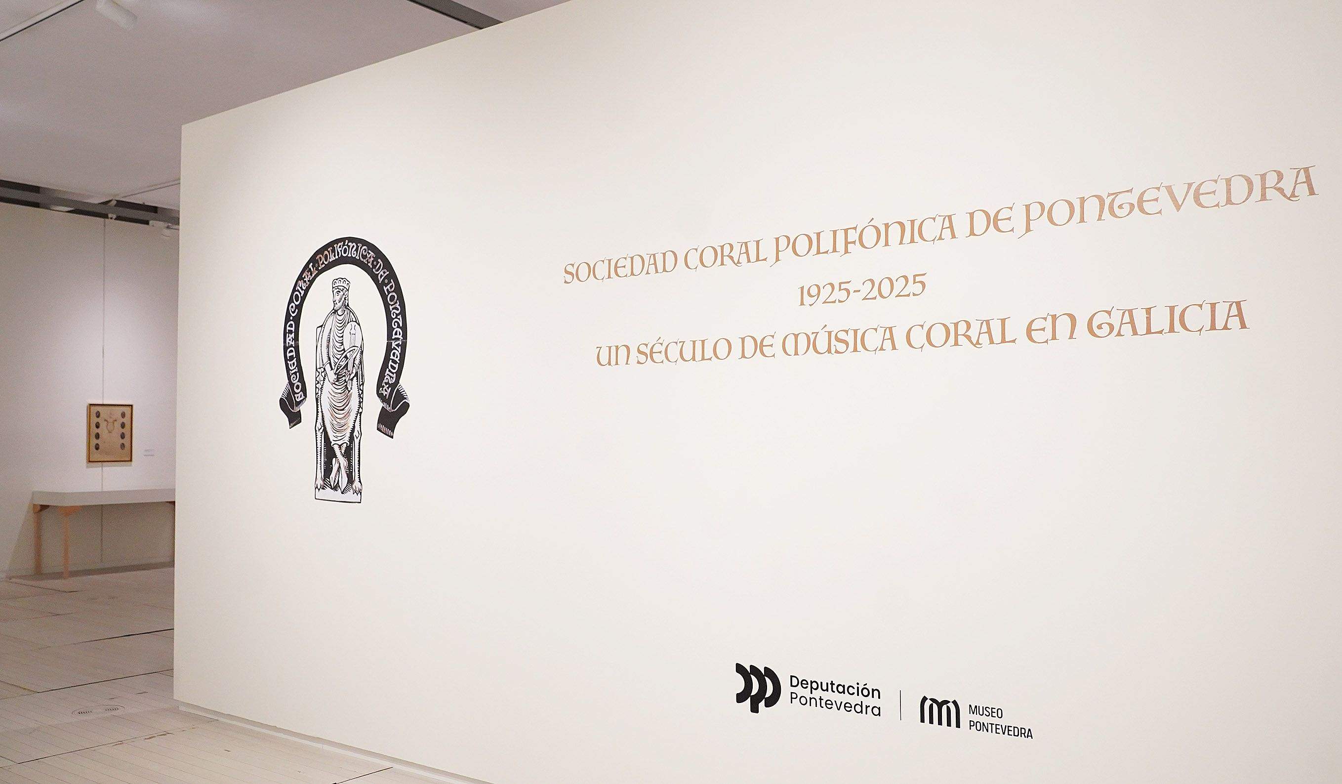 Inauguración da mostra 'Sociedad Coral Polifónica de Pontevedra 1925-2025'