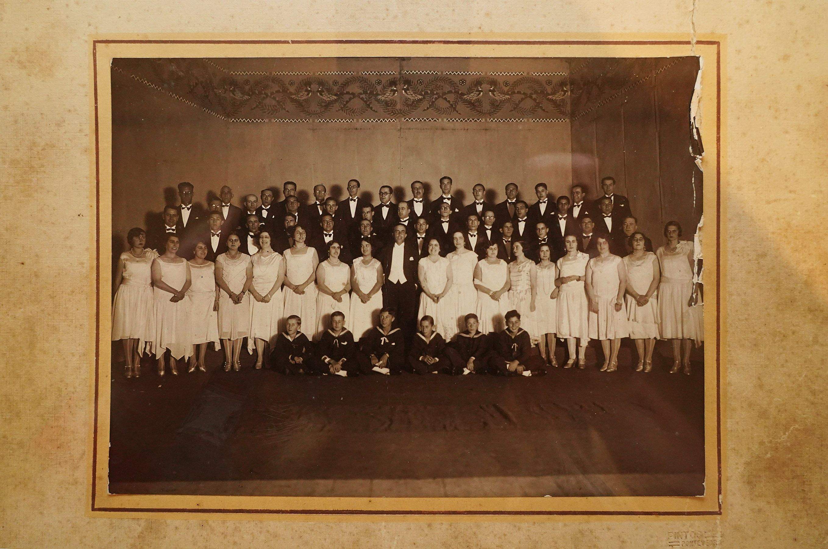 Inauguración da mostra 'Sociedad Coral Polifónica de Pontevedra 1925-2025'
