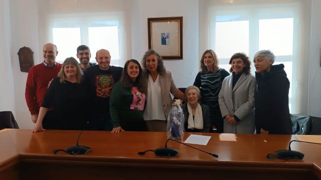 Homenaxe en Bueu a Amelia Gónzalez, matriarca de Casa Solla