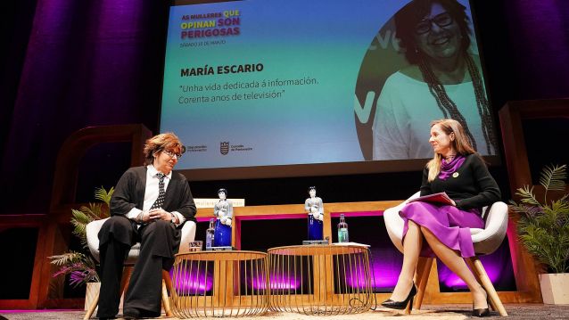 Intervención de María Escario, no foro 'As mulleres que opinan son perigosas'