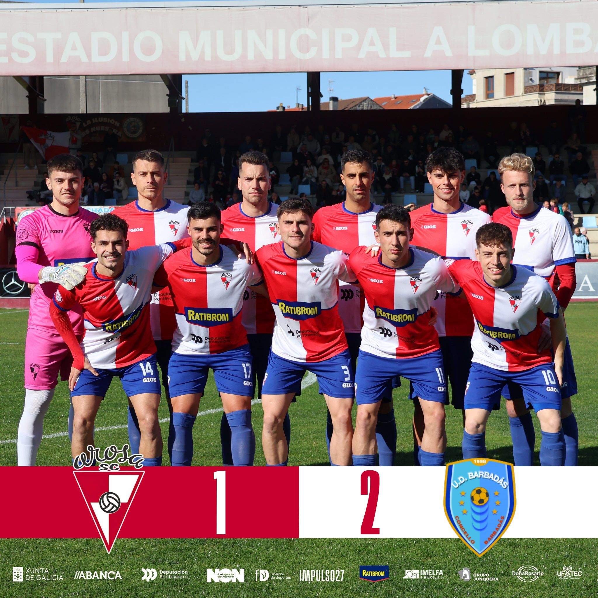 Once do Arosa ante o Barbadás