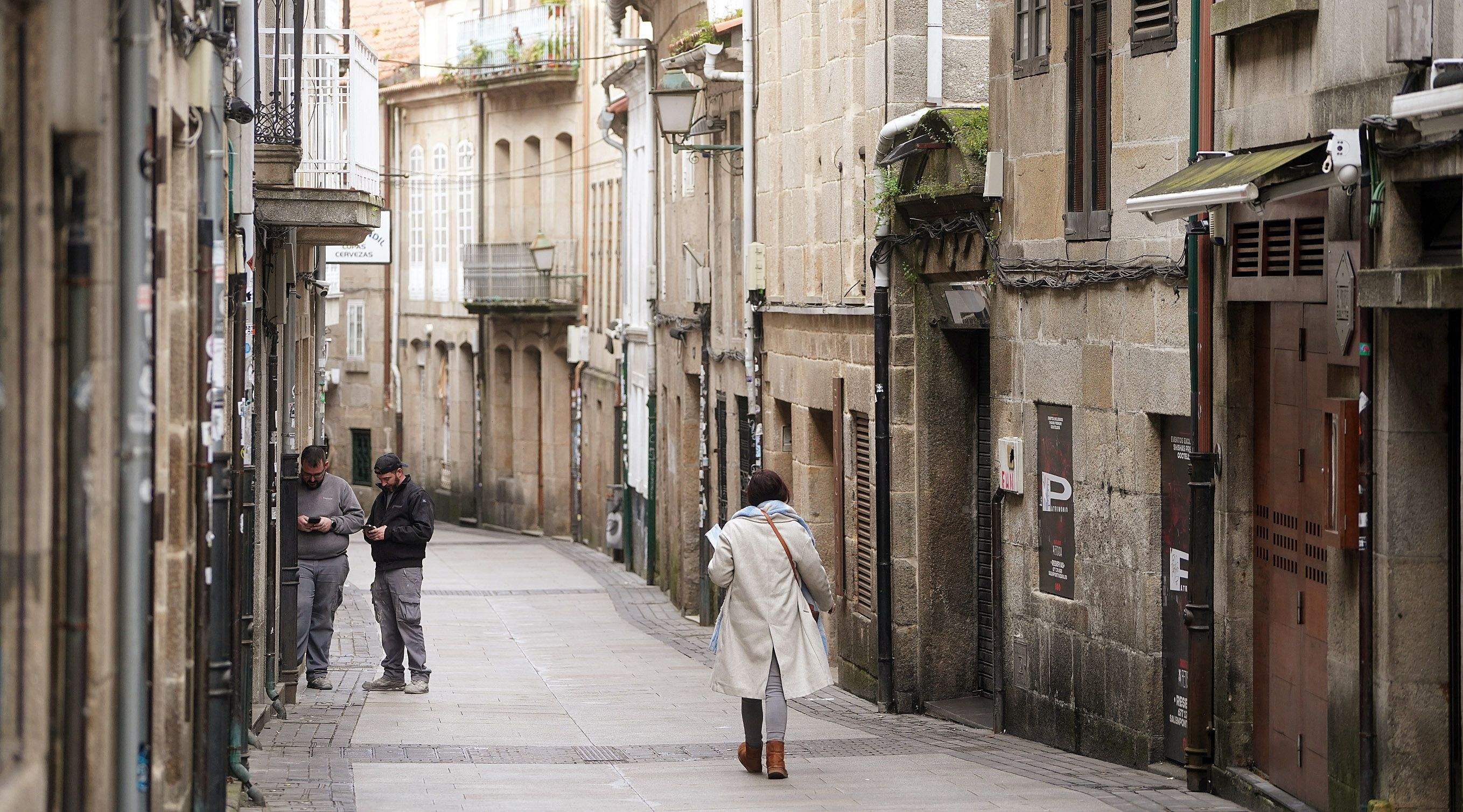 Calle Charino de Pontevedra