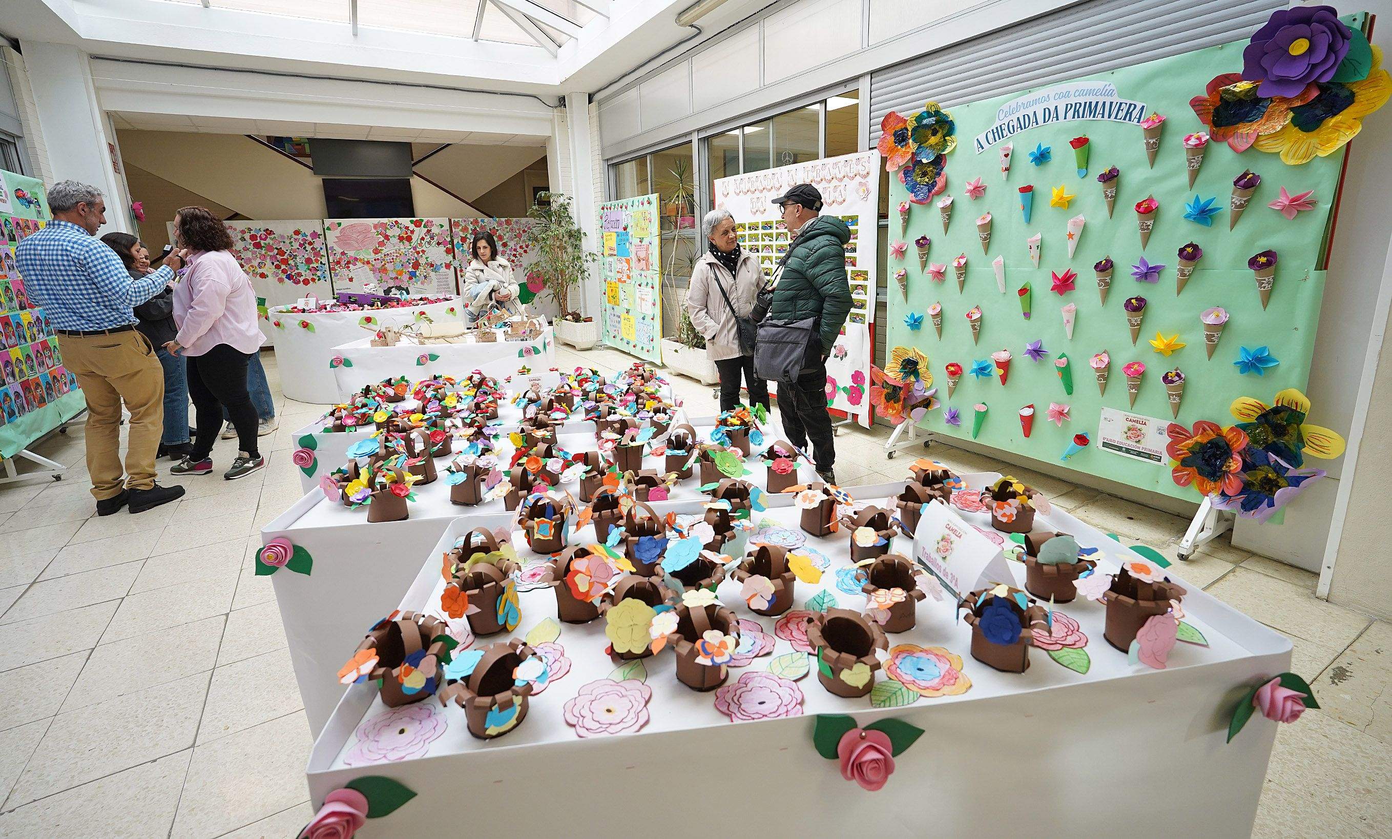 Exposición de la camelia en el Colegio de Campolongo