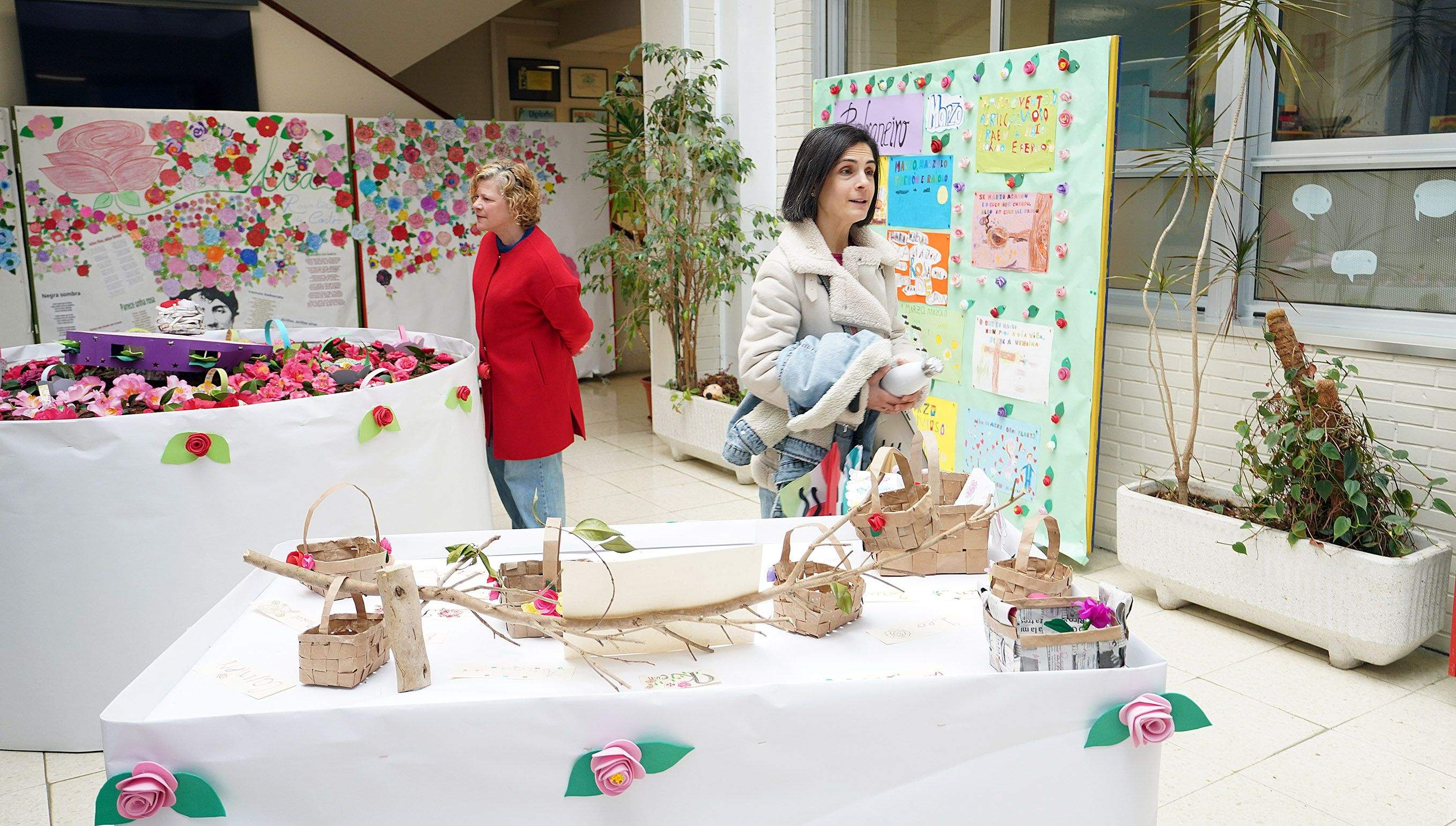 Exposición de la camelia en el Colegio de Campolongo