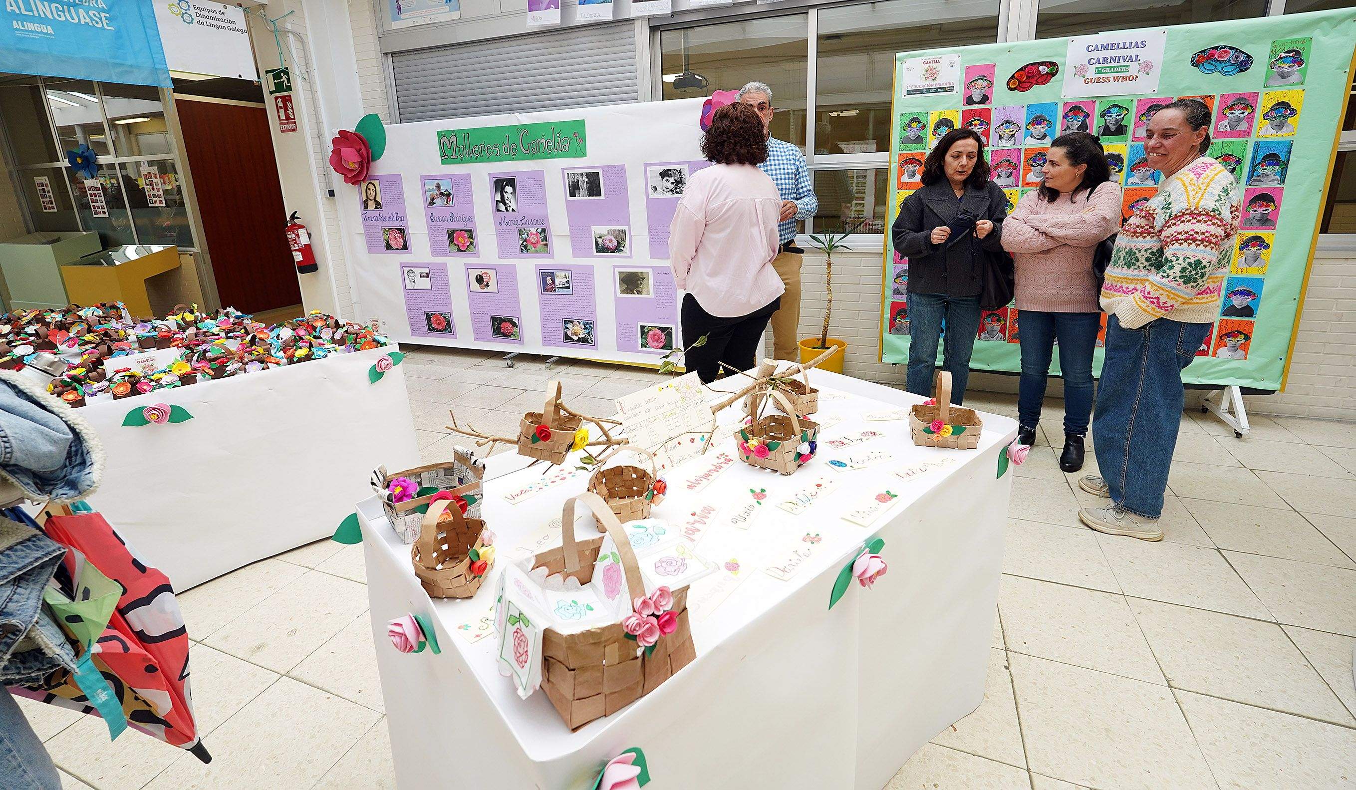 Exposición de la camelia en el Colegio de Campolongo