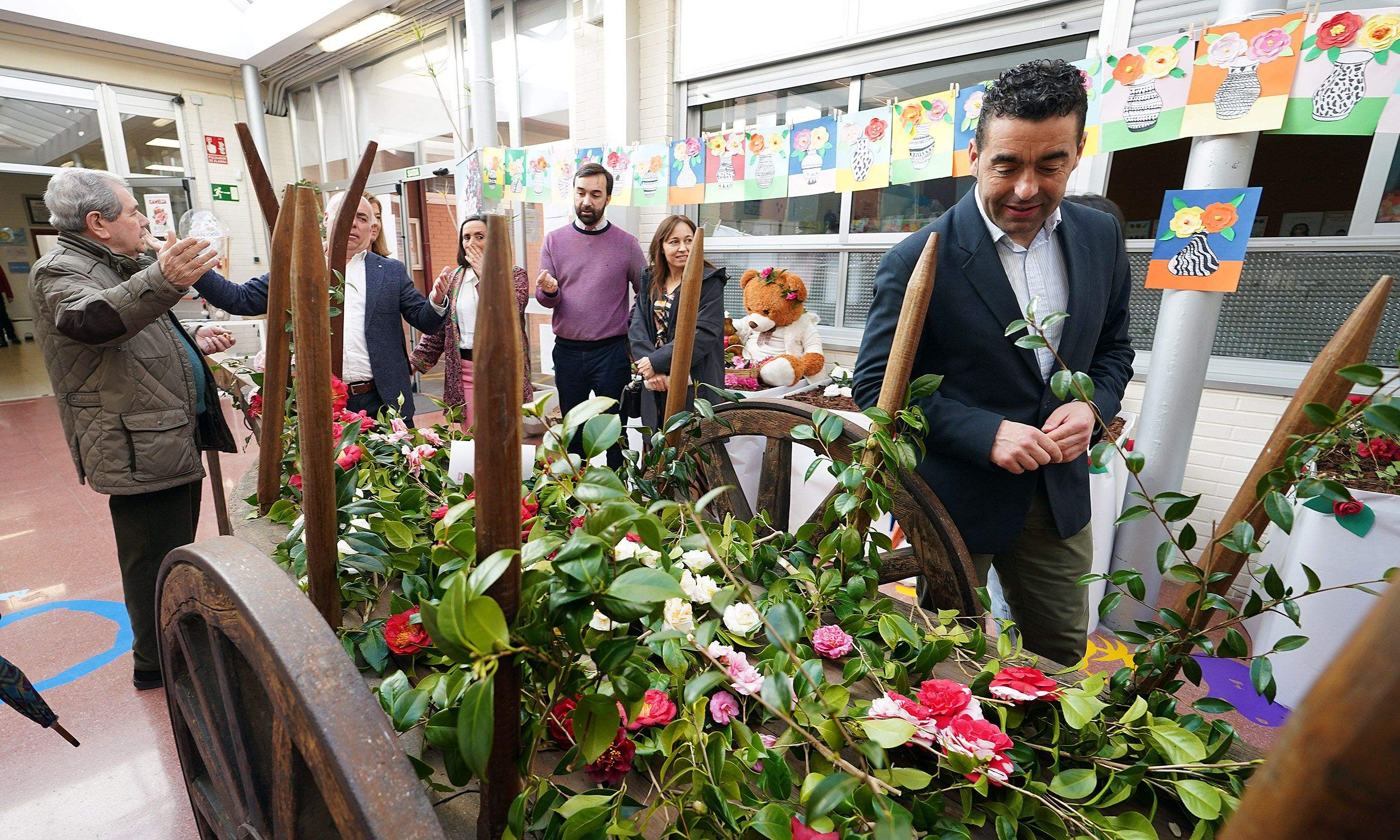 Exposición de la camelia en el Colegio de Campolongo