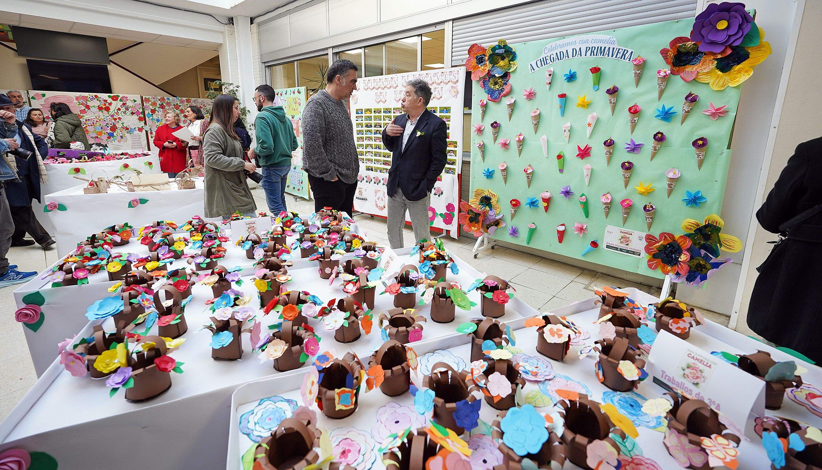 Exposición de la camelia en el Colegio de Campolongo