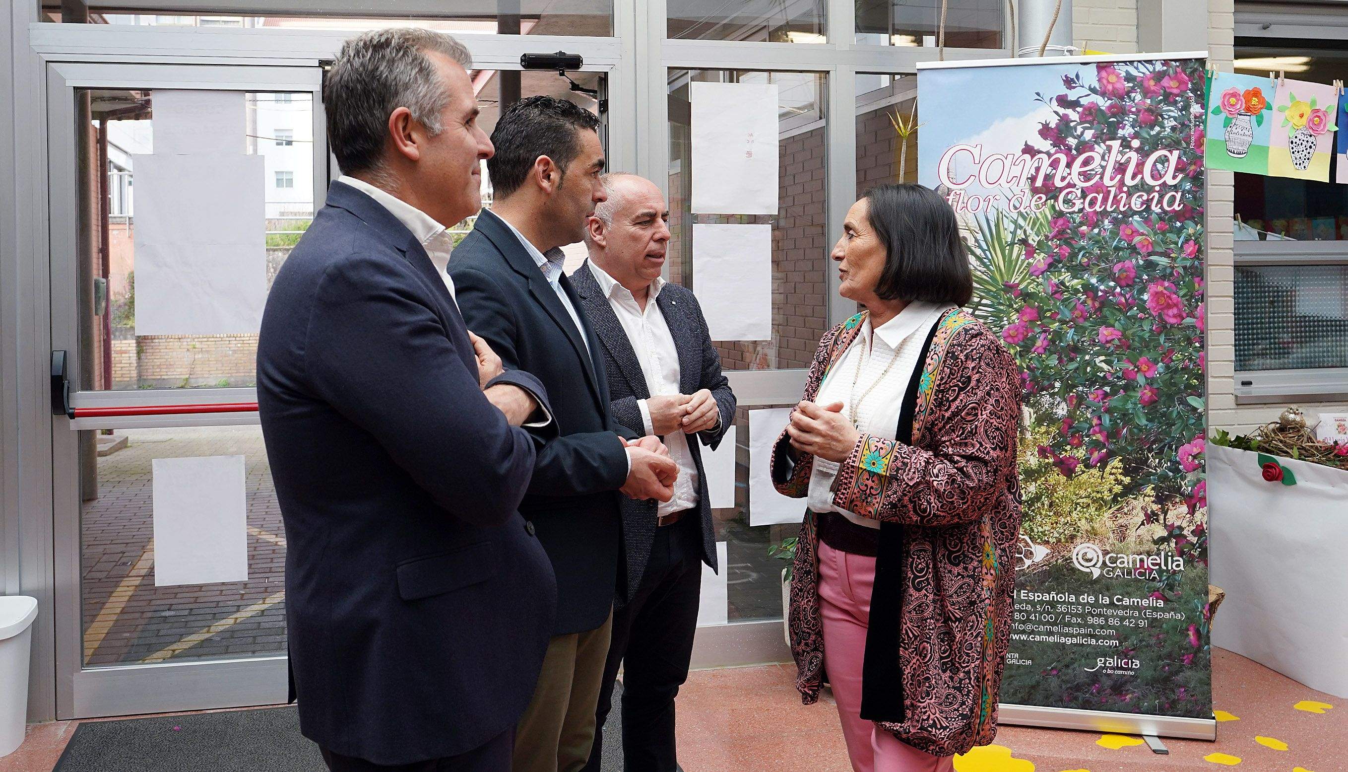 Exposición de la camelia en el Colegio de Campolongo