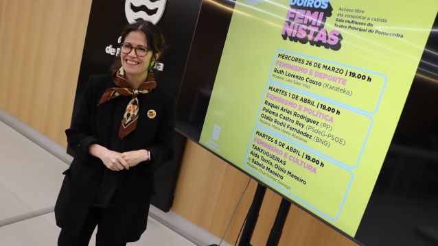 Anabel Gulías presenta el ciclo de Faladoiros feministas