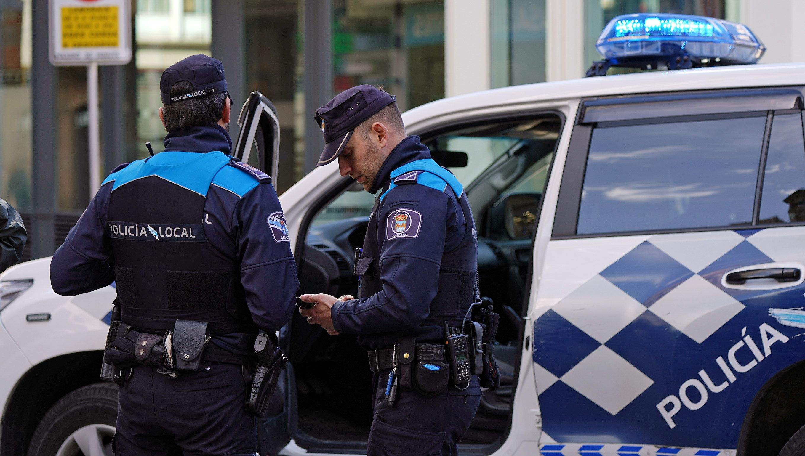 Axentes da Policía Local de Pontevedra