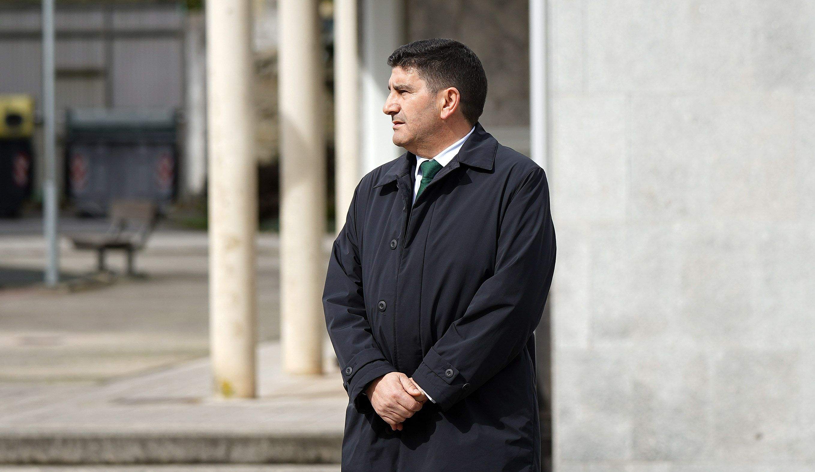 Toma de posesión de Manuel Touceda como coronel xefe da Garda Civil de Pontevedra