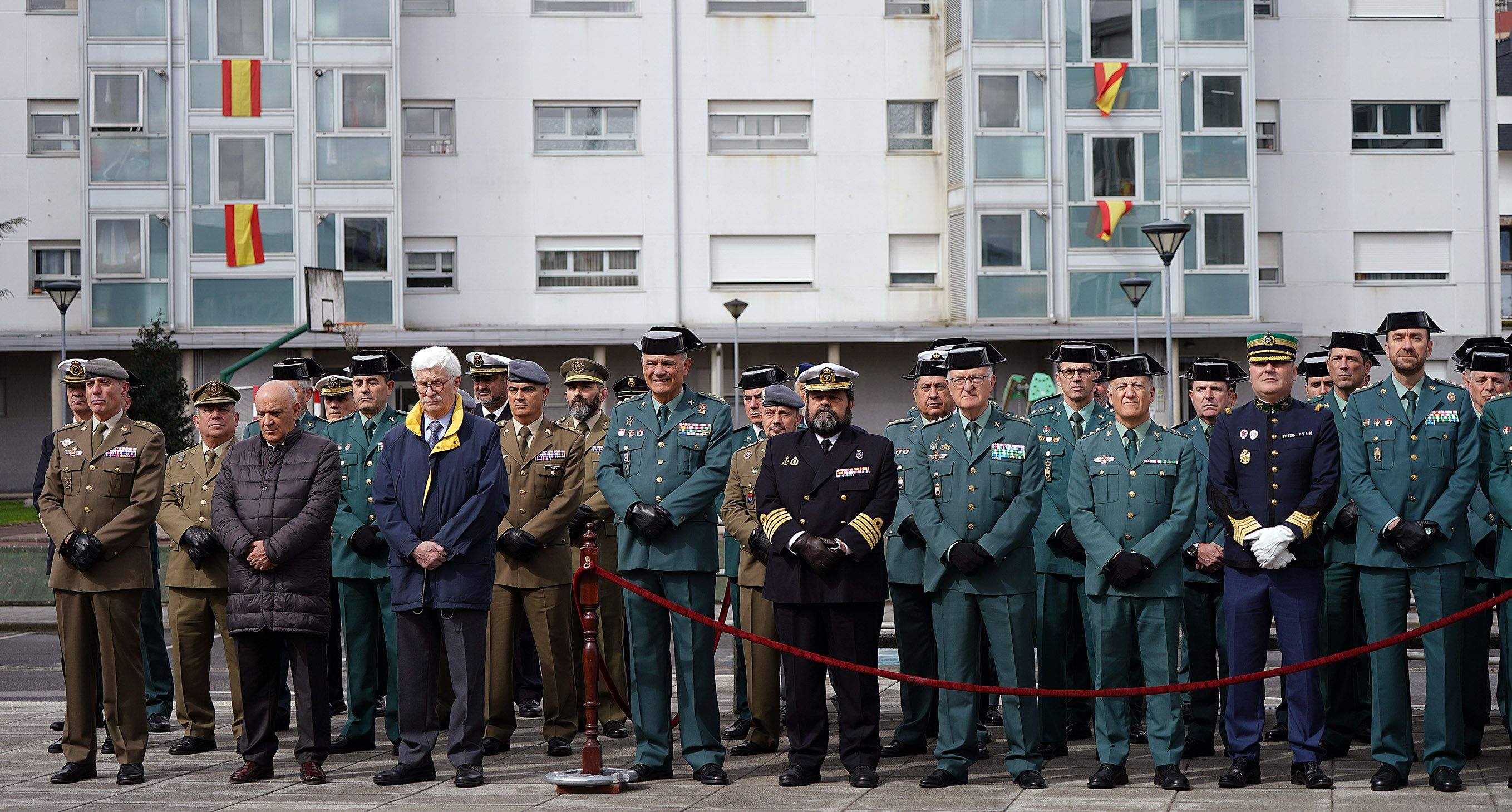 Toma de posesión de Manuel Touceda como coronel xefe da Garda Civil de Pontevedra