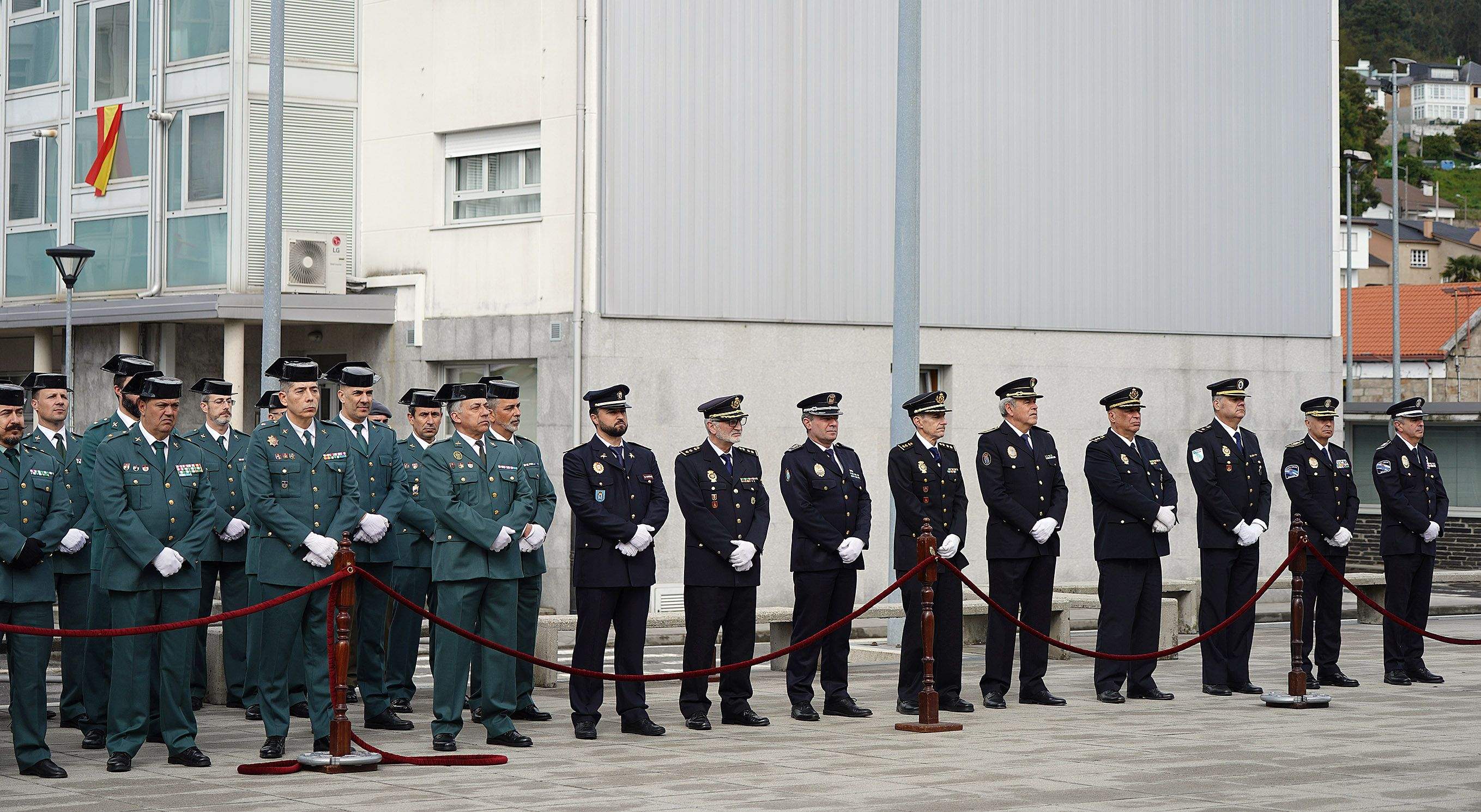Toma de posesión de Manuel Touceda como coronel xefe da Garda Civil de Pontevedra