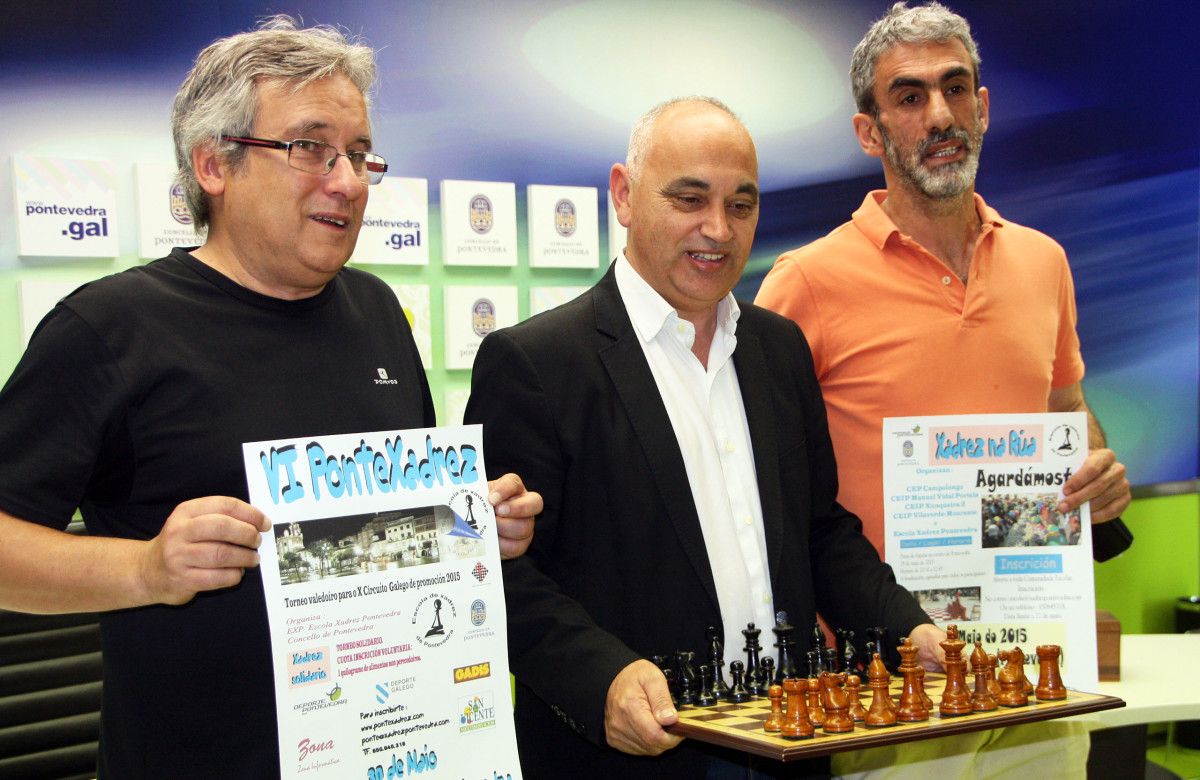 Presentación de Xadrez na Rúa e o VI PonteXadrez