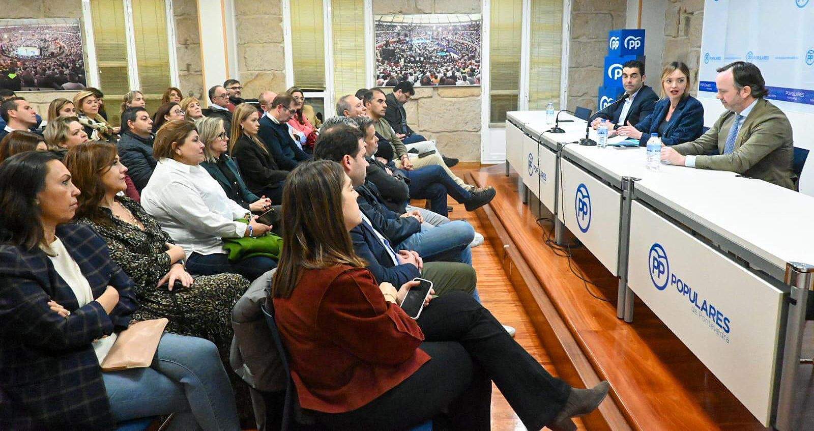 Reunión en el PP provincial sobre financiación de la dependencia