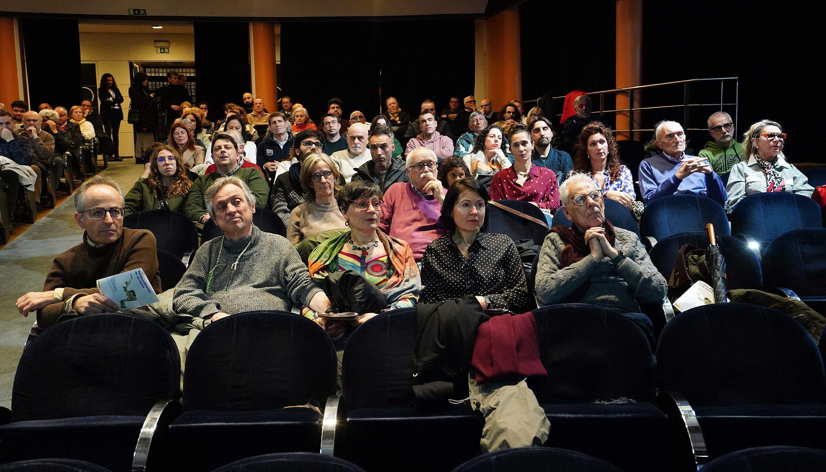 Presentación del proyecto de renaturalización del Gafos en el Teatro Principal
