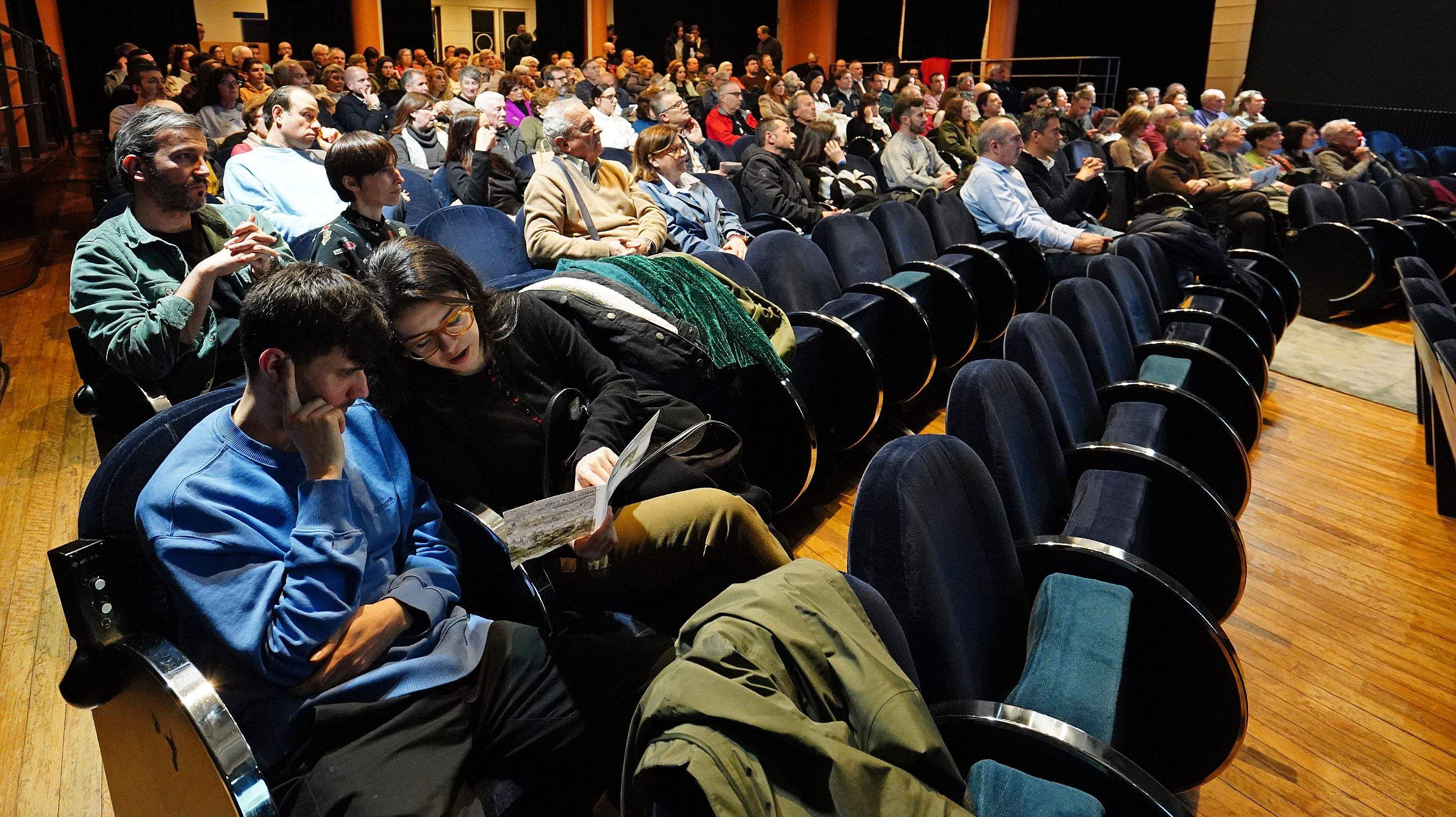 Presentación del proyecto de renaturalización del Gafos en el Teatro Principal
