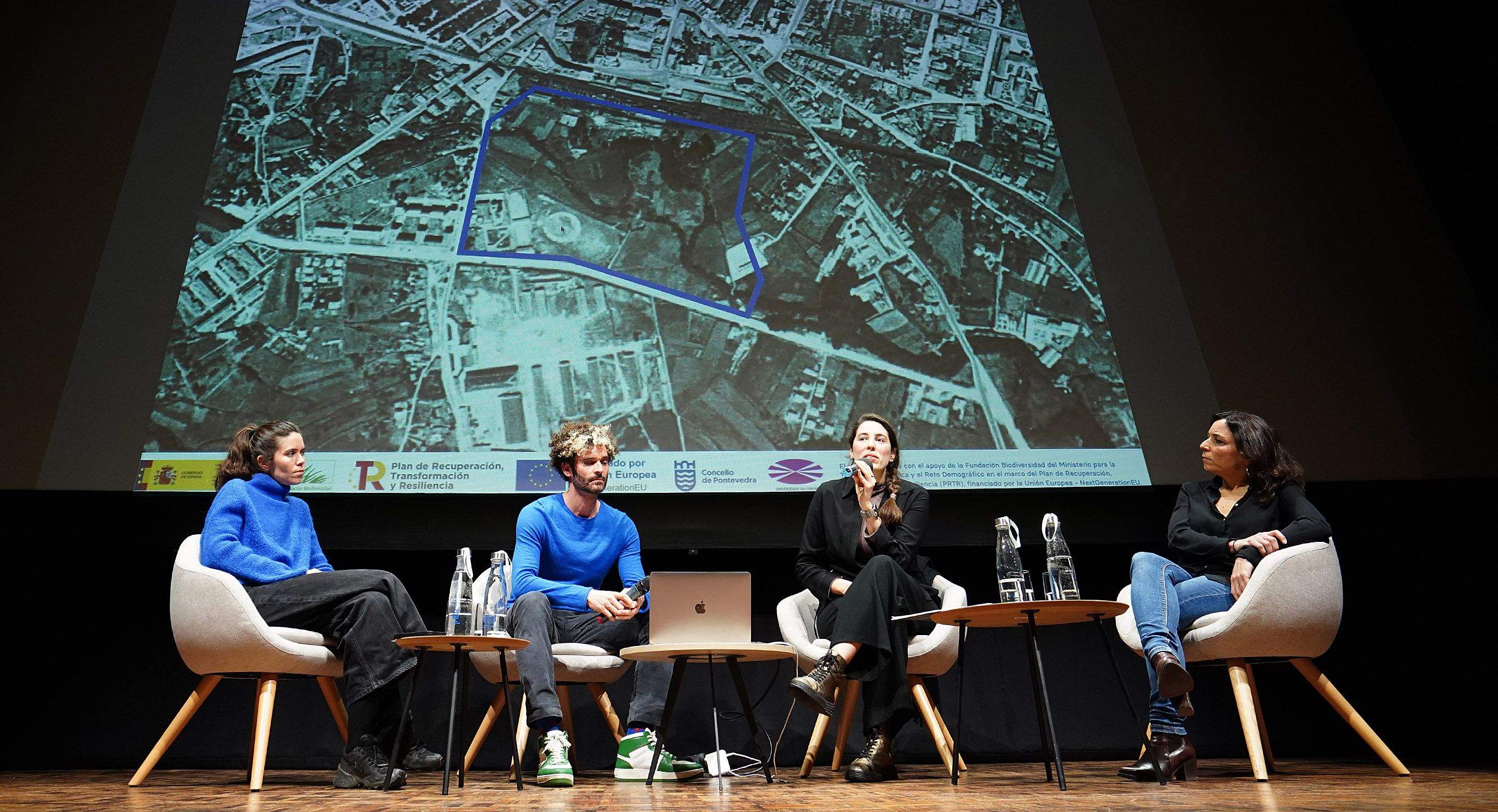 Presentación del proyecto de renaturalización del Gafos en el Teatro Principal