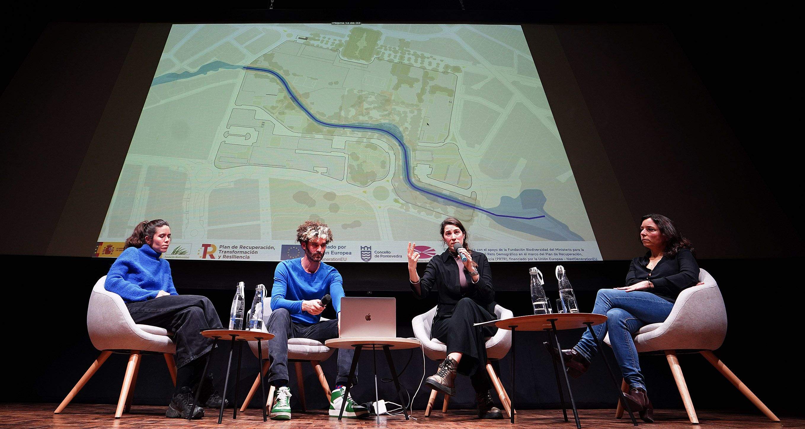 Presentación del proyecto de renaturalización del Gafos en el Teatro Principal