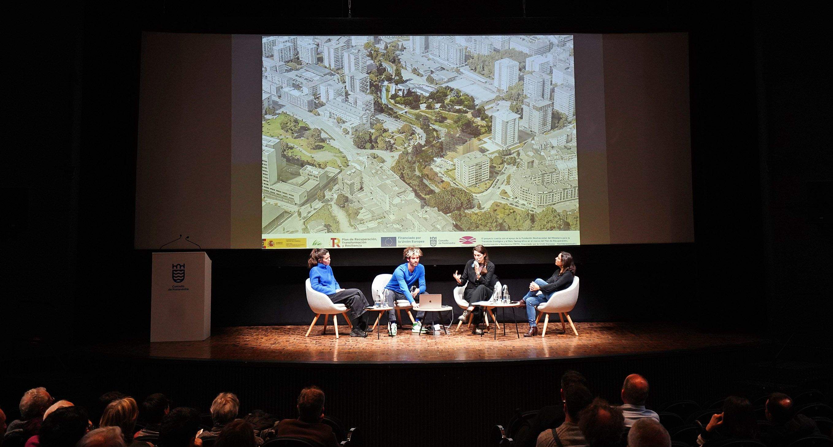 Presentación del proyecto de renaturalización del Gafos en el Teatro Principal