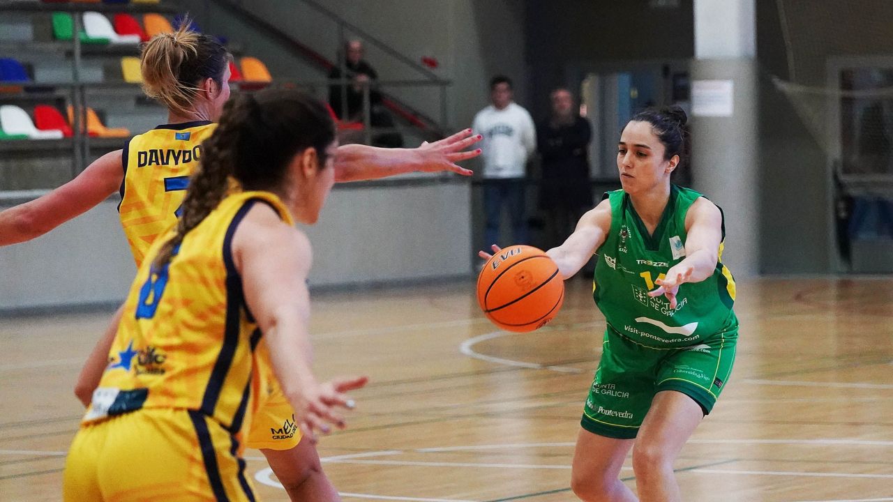 Cristina Díaz-Pache, en el partido de LF Challenge entre Arxil y Melilla La Salle en el CGTD Cristina Díaz-Pache, en el partido de LF Challenge entre Arxil y Melilla La Salle en el CGTD