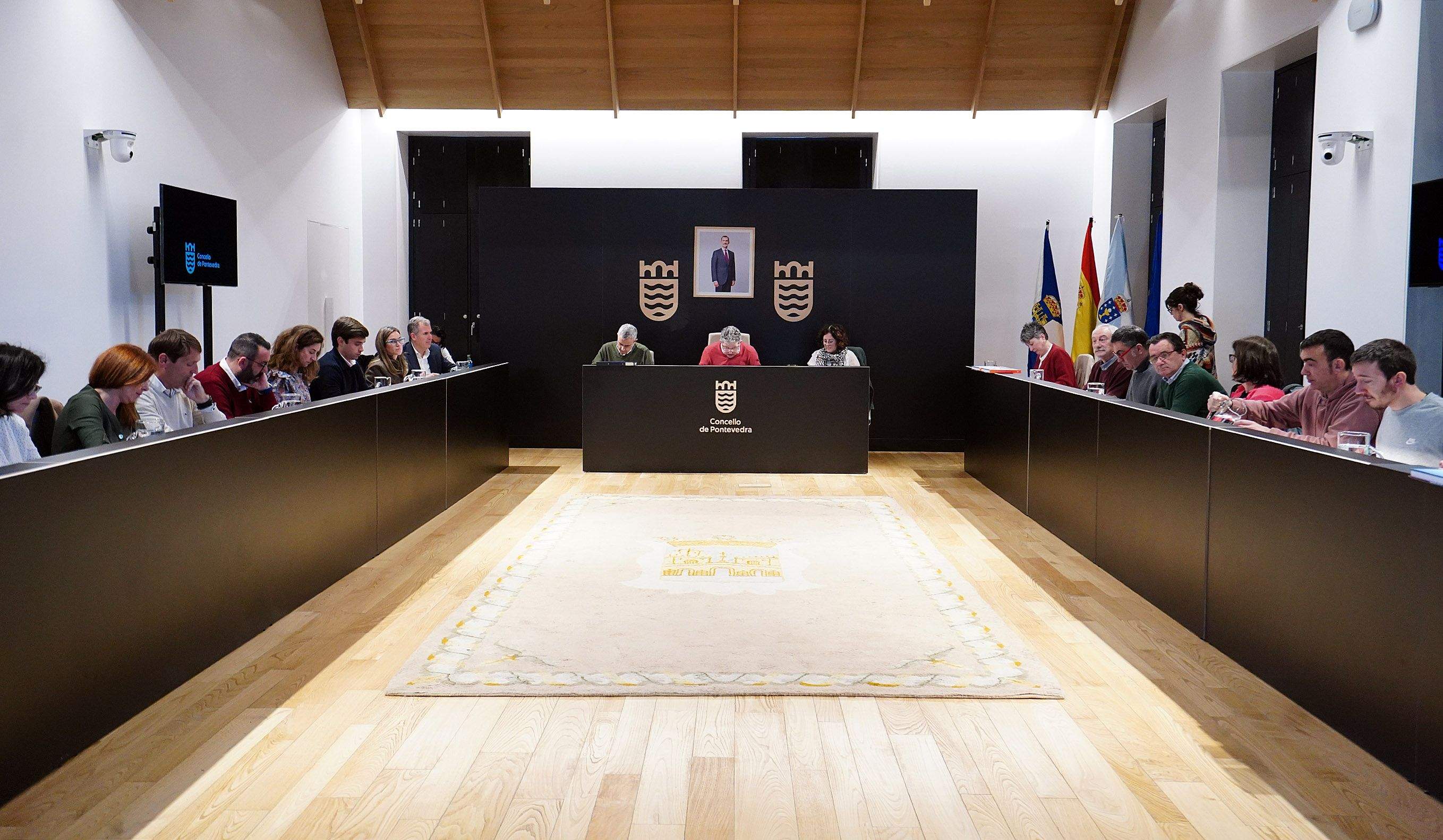 Pleno de la corporación municipal de Pontevedra Pleno de la corporación municipal de Pontevedra