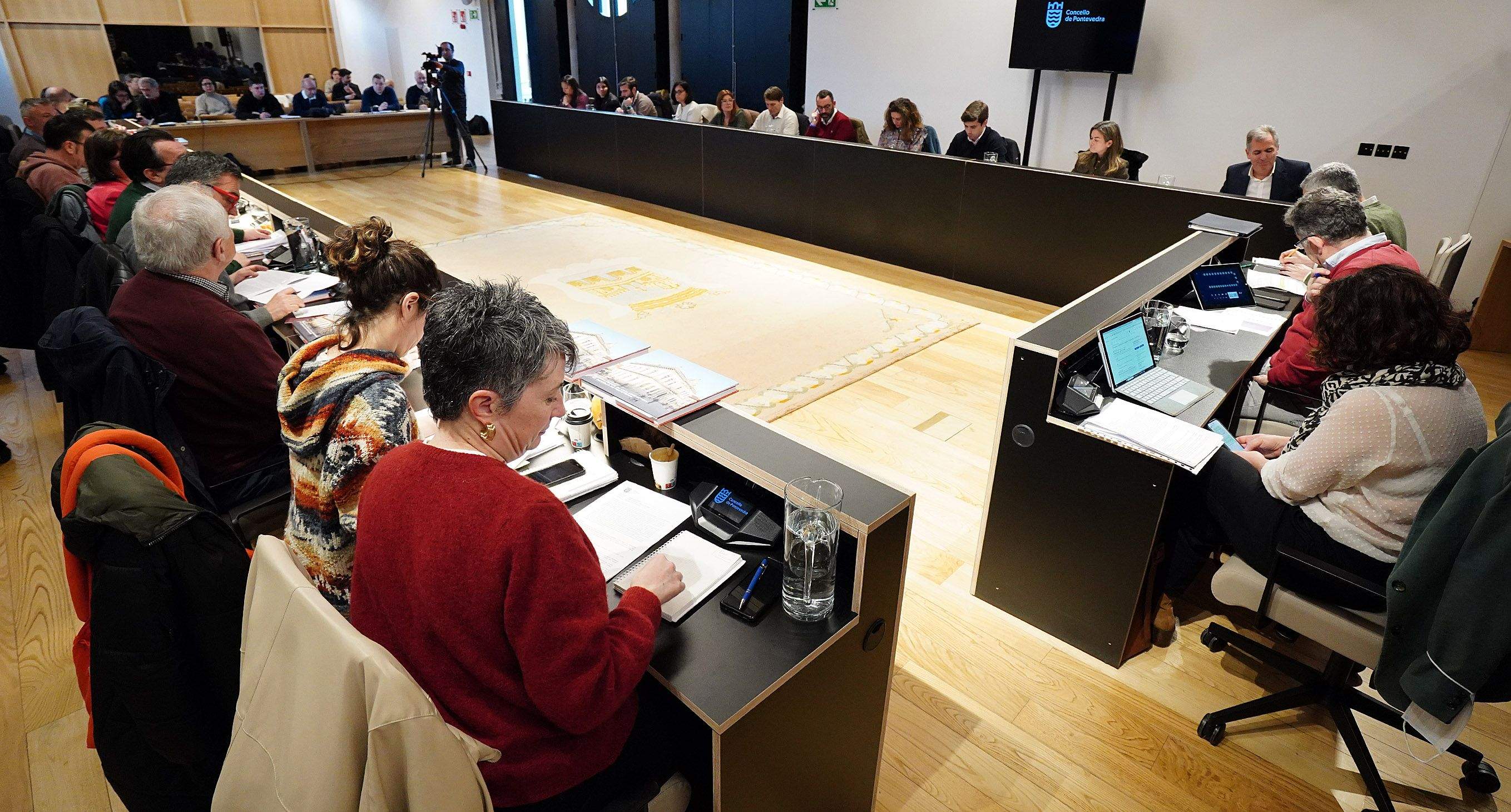 Pleno de la corporación municipal de Pontevedra Pleno de la corporación municipal de Pontevedra
