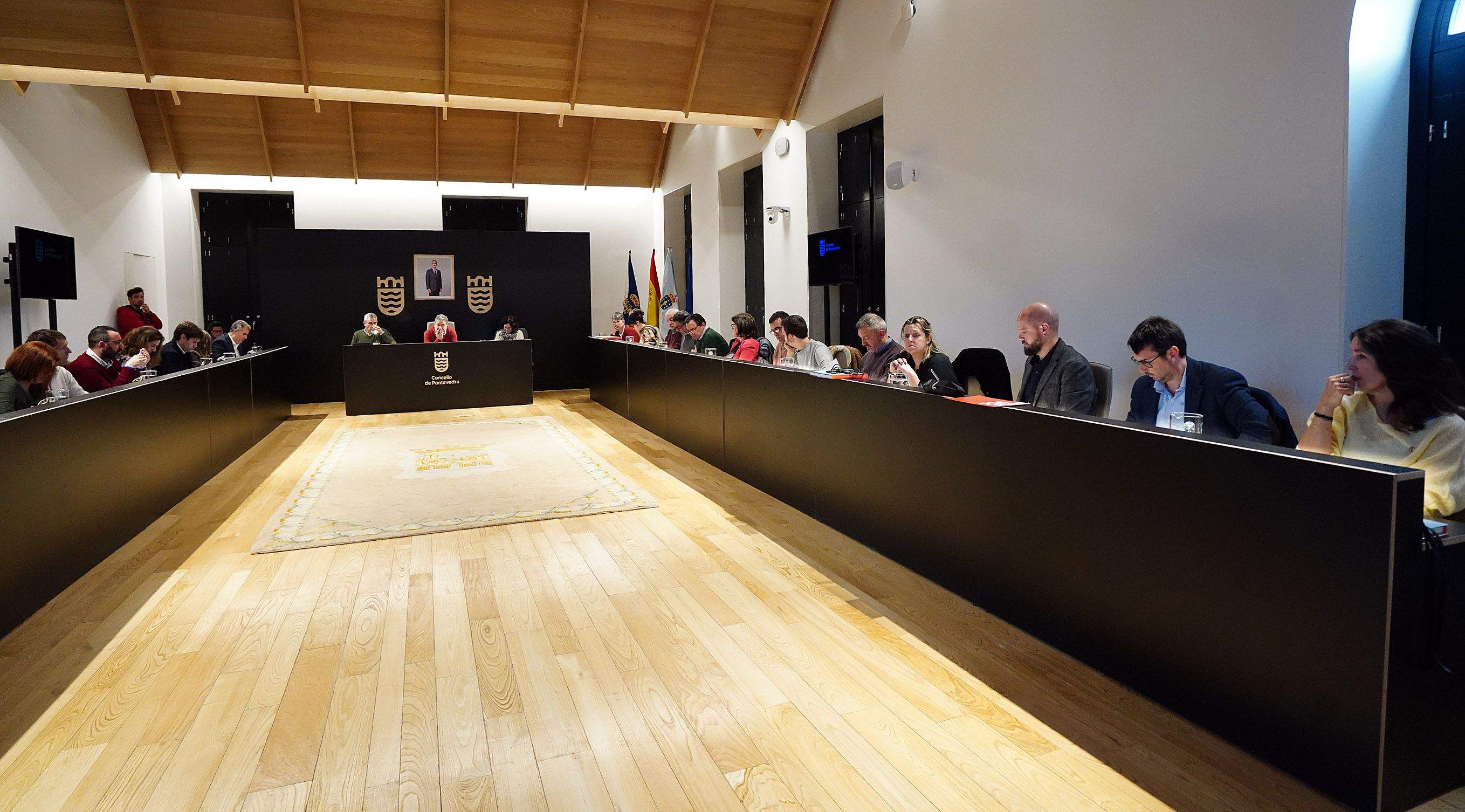 Pleno de la corporación municipal de Pontevedra Pleno de la corporación municipal de Pontevedra