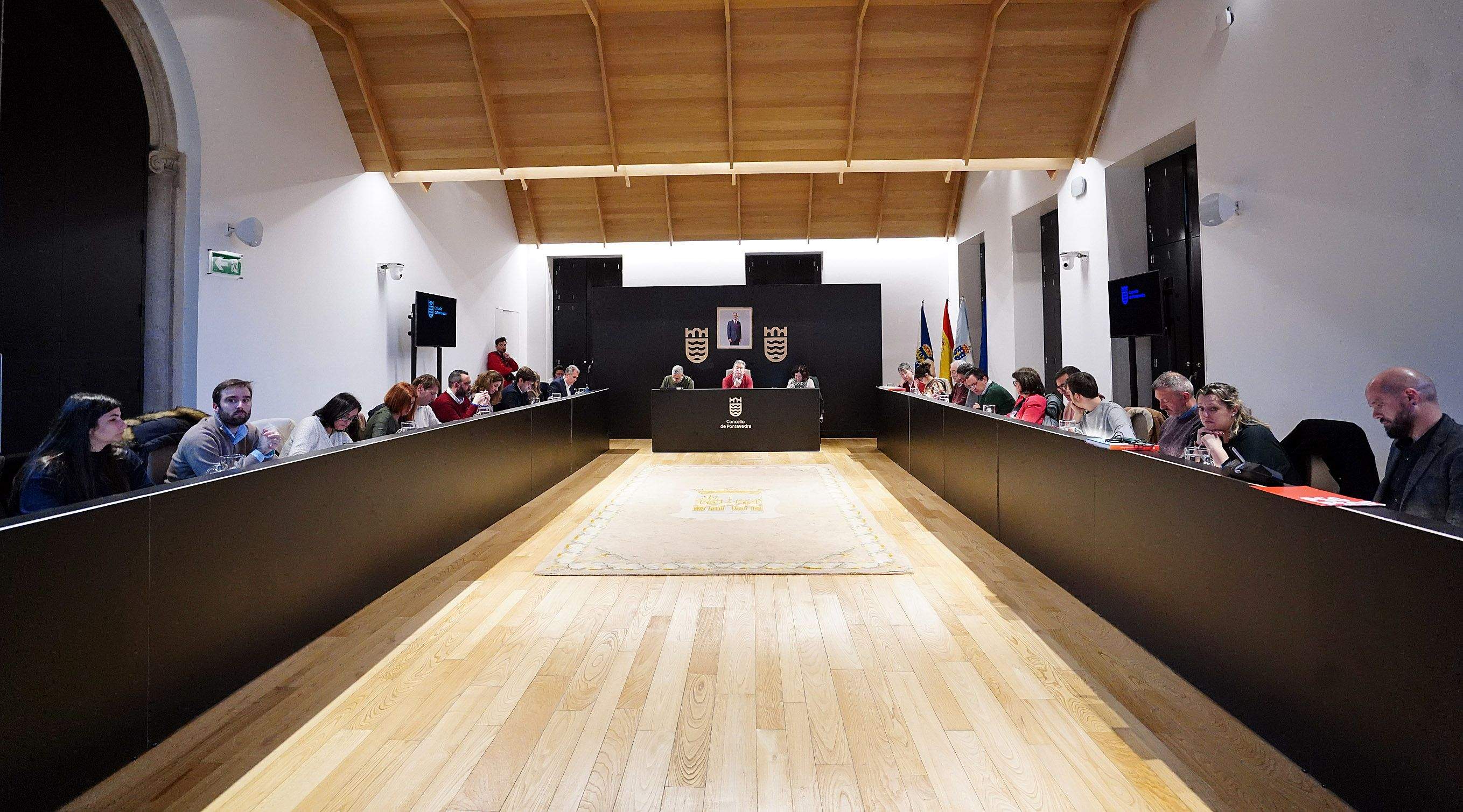 Pleno de la corporación municipal de Pontevedra Pleno de la corporación municipal de Pontevedra