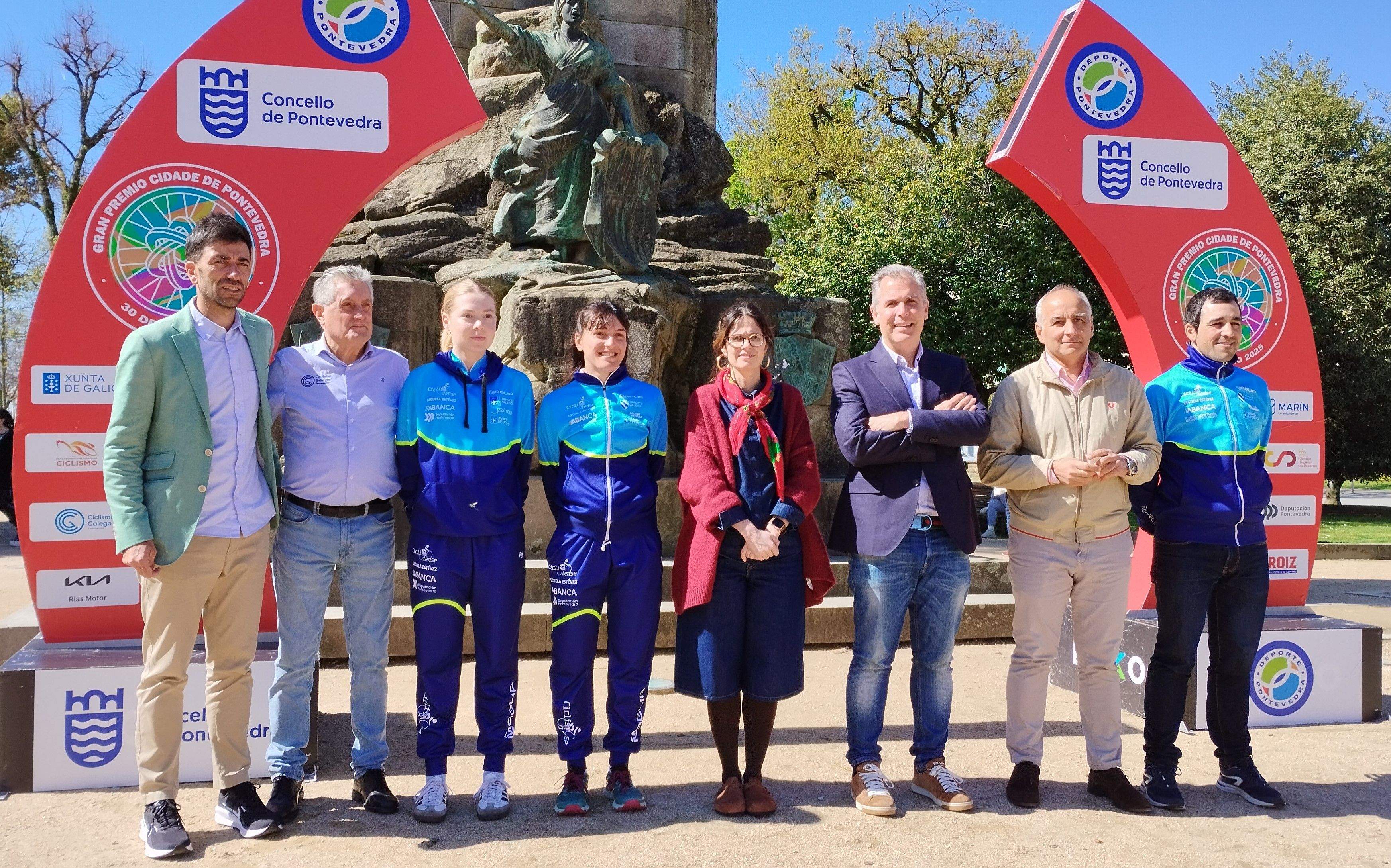 Presentación del quinto Gran Premio Cidade de Pontevedra de ciclismo