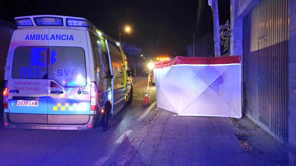 Accidente mortal en Cambados