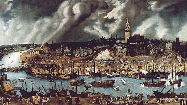 Sevilla no século XVI. Cadro atribuído a Alonso Sánchez Coello.