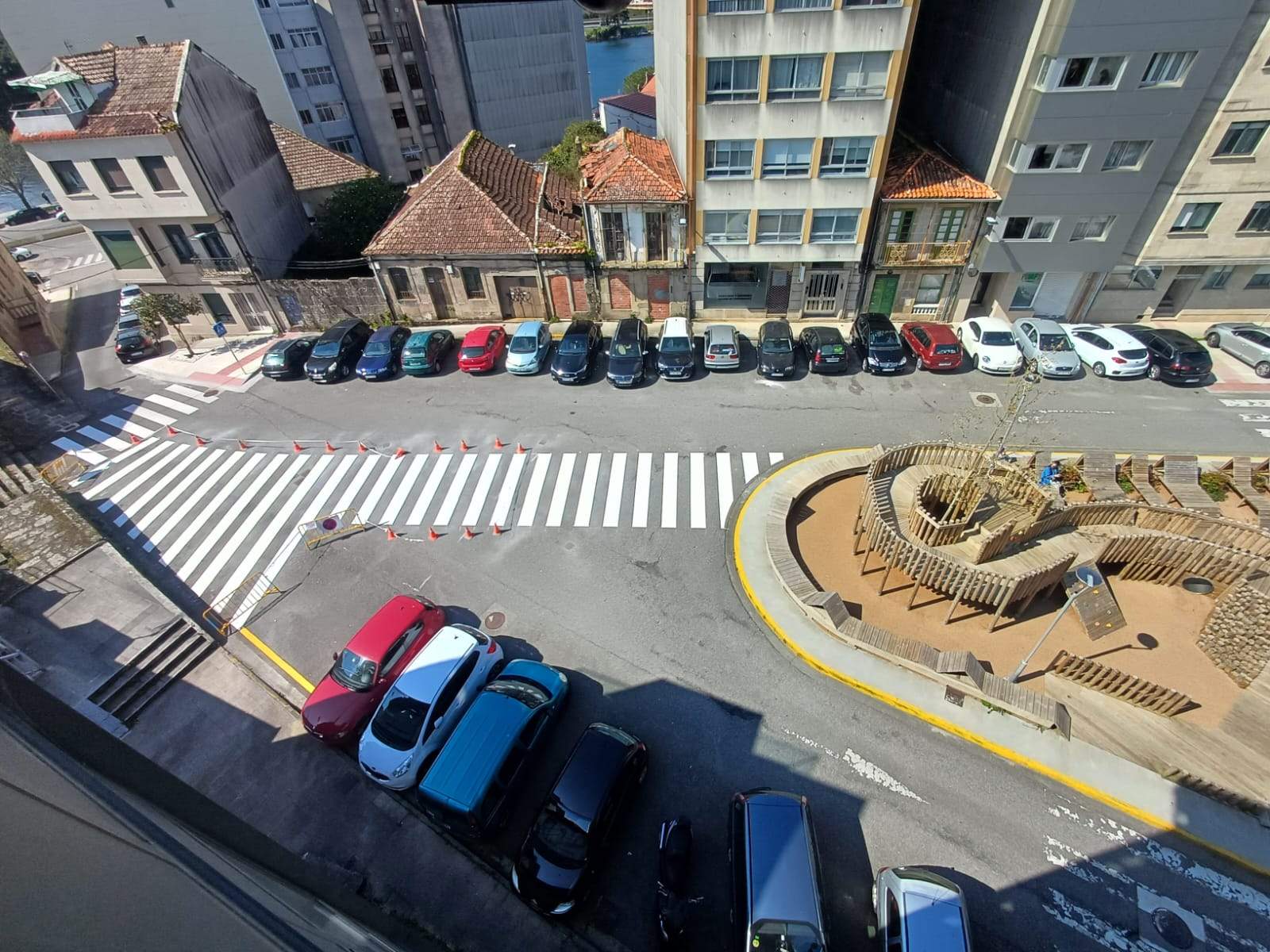 Paso de peóns en Campo da Torre