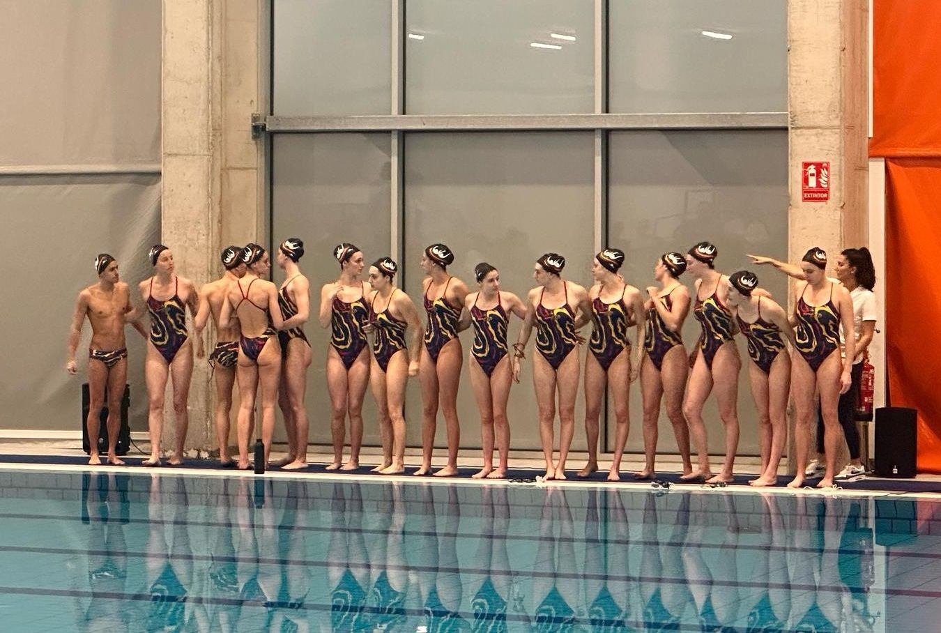 Exhibición de la Selección Española de Natación Artística en Valencia