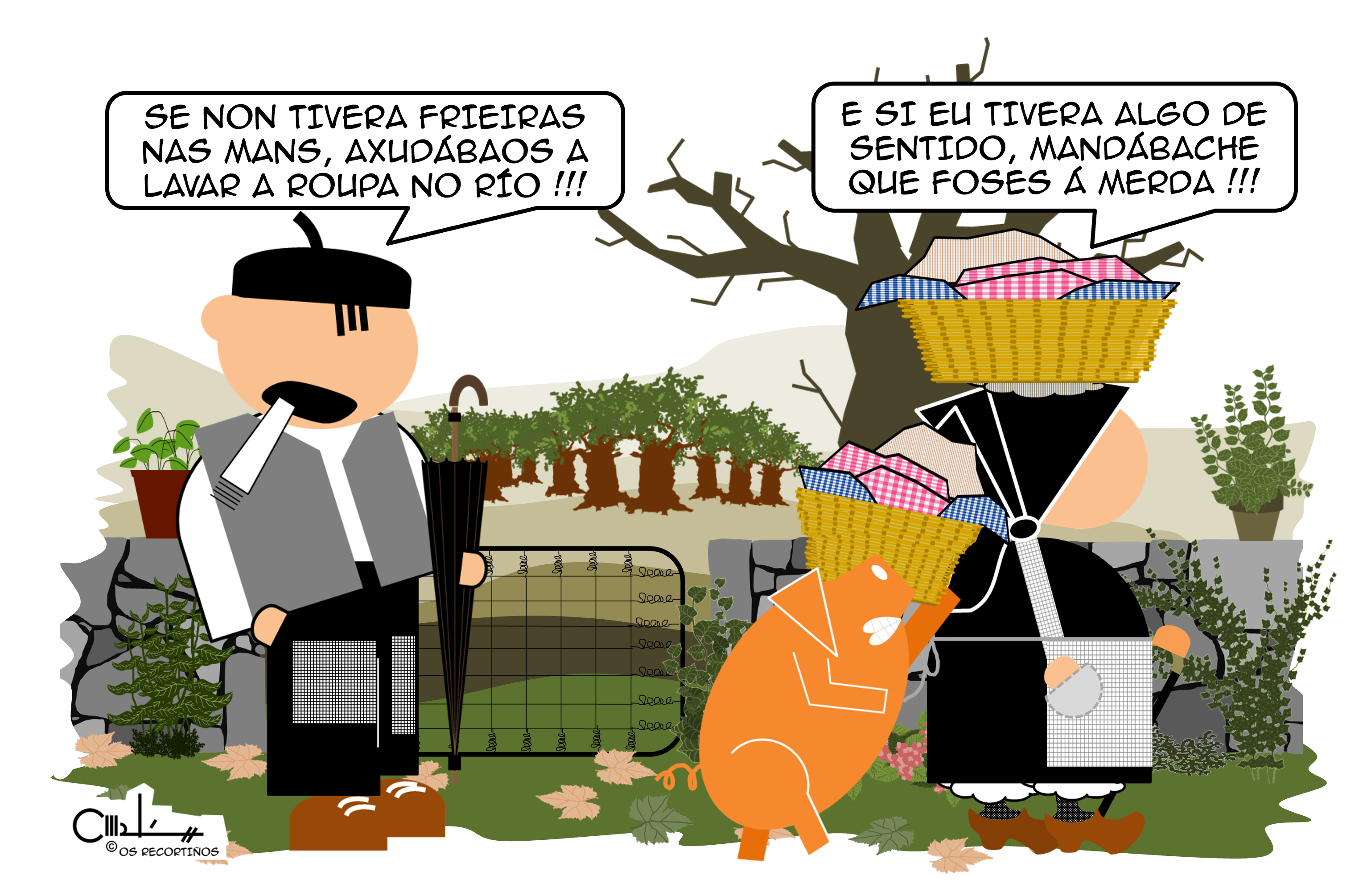 os recortiños TER FRIEIRAS NAS MANS