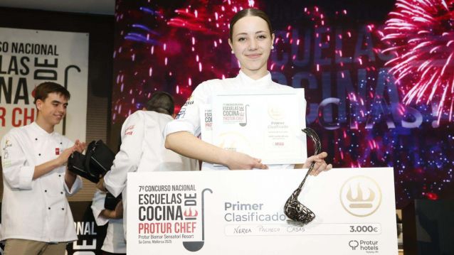 Nerea Pacheco, alumna do Carlos Oroza e gañadora do Protur Chef 2025