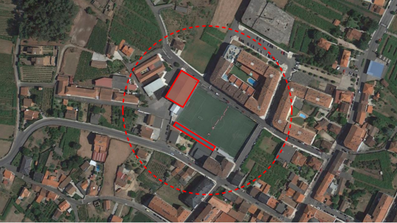 Plan de actuación no Pavillón de Barrantes