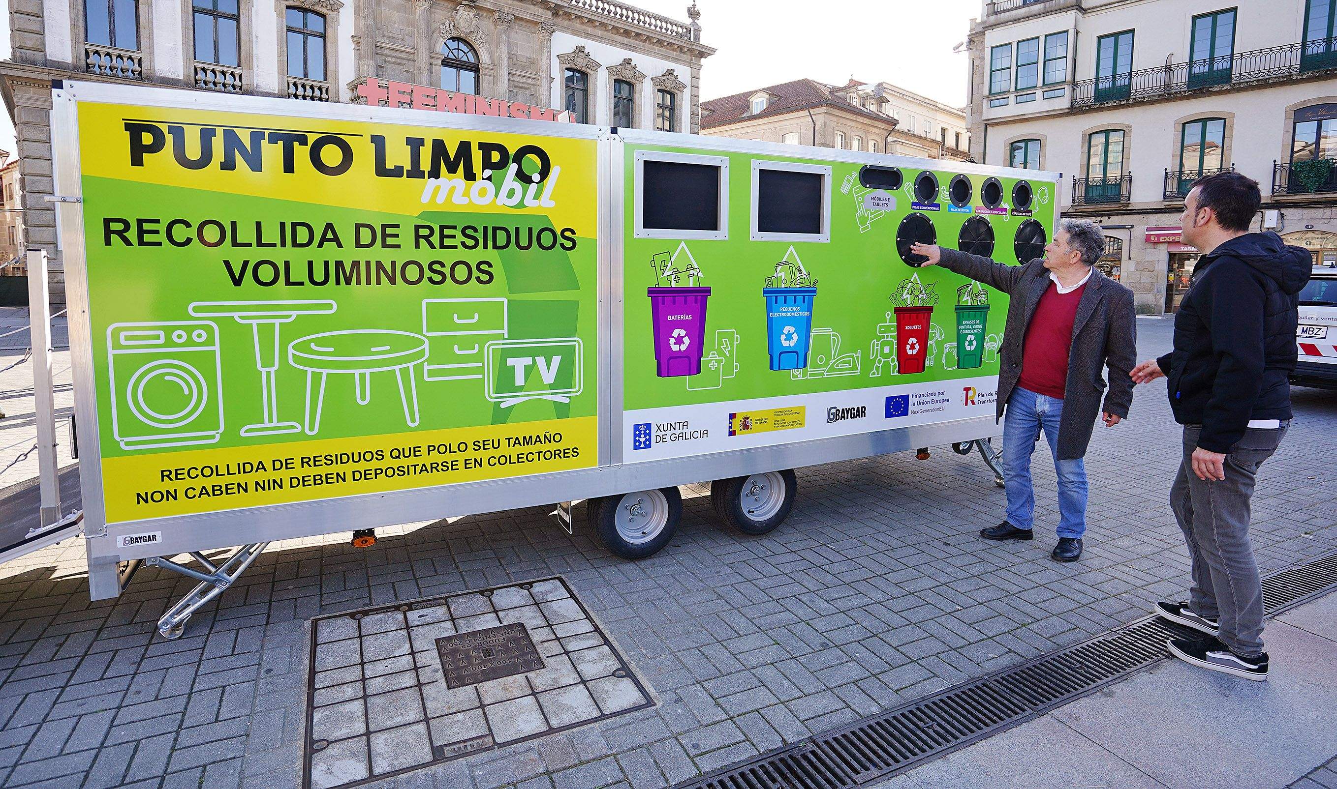 Presentación do novo punto limpo móbil para residuos de pequeno tamaño