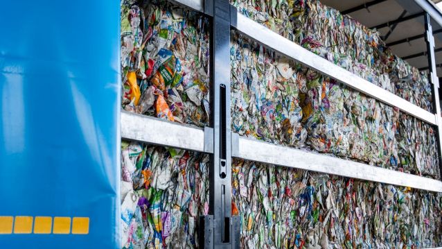 Balas materiais para reciclar