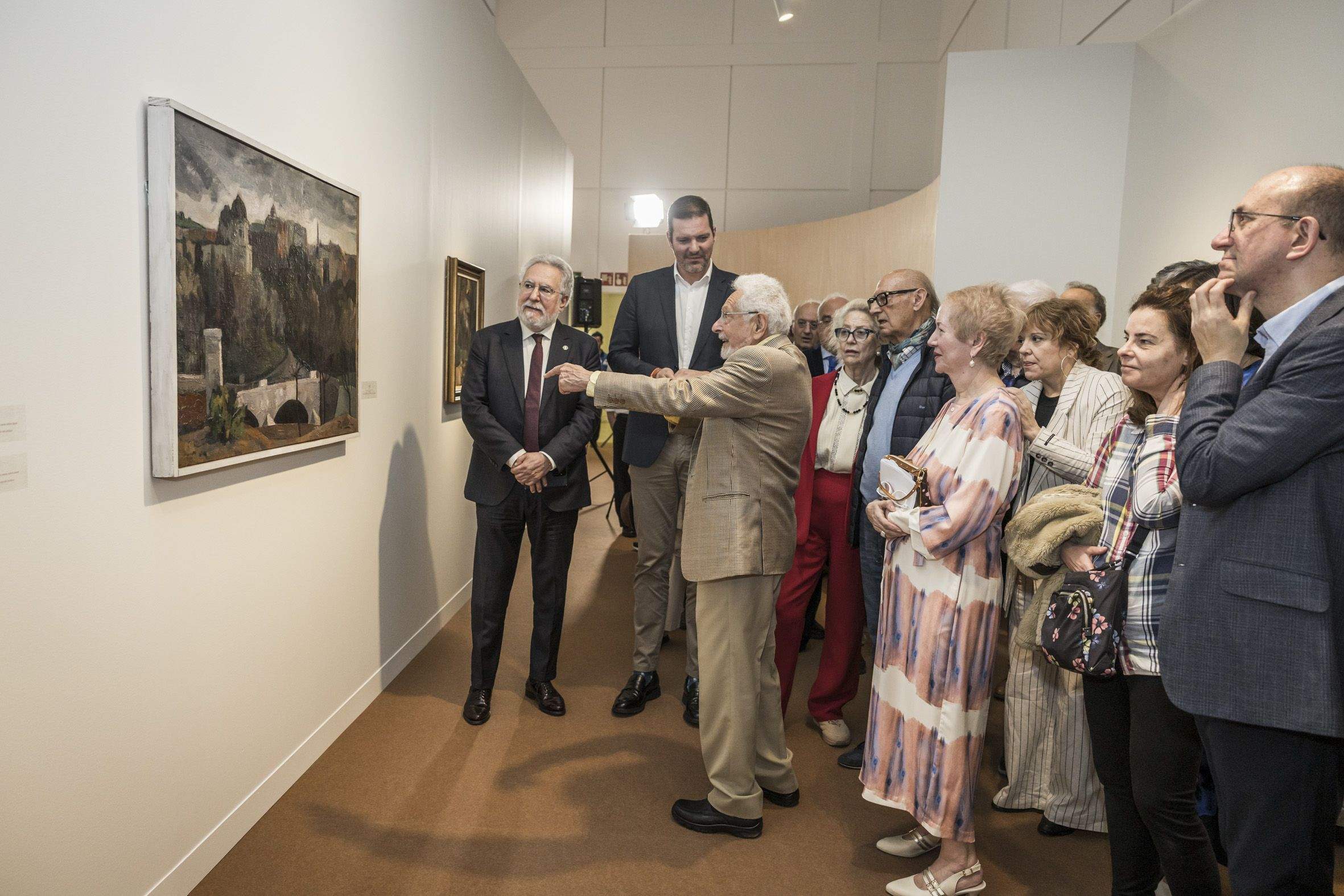Inauguración da gran retrospectiva de Rafael Úbeda en Santiago Inauguración da gran retrospectiva de Rafael Úbeda en Santiago