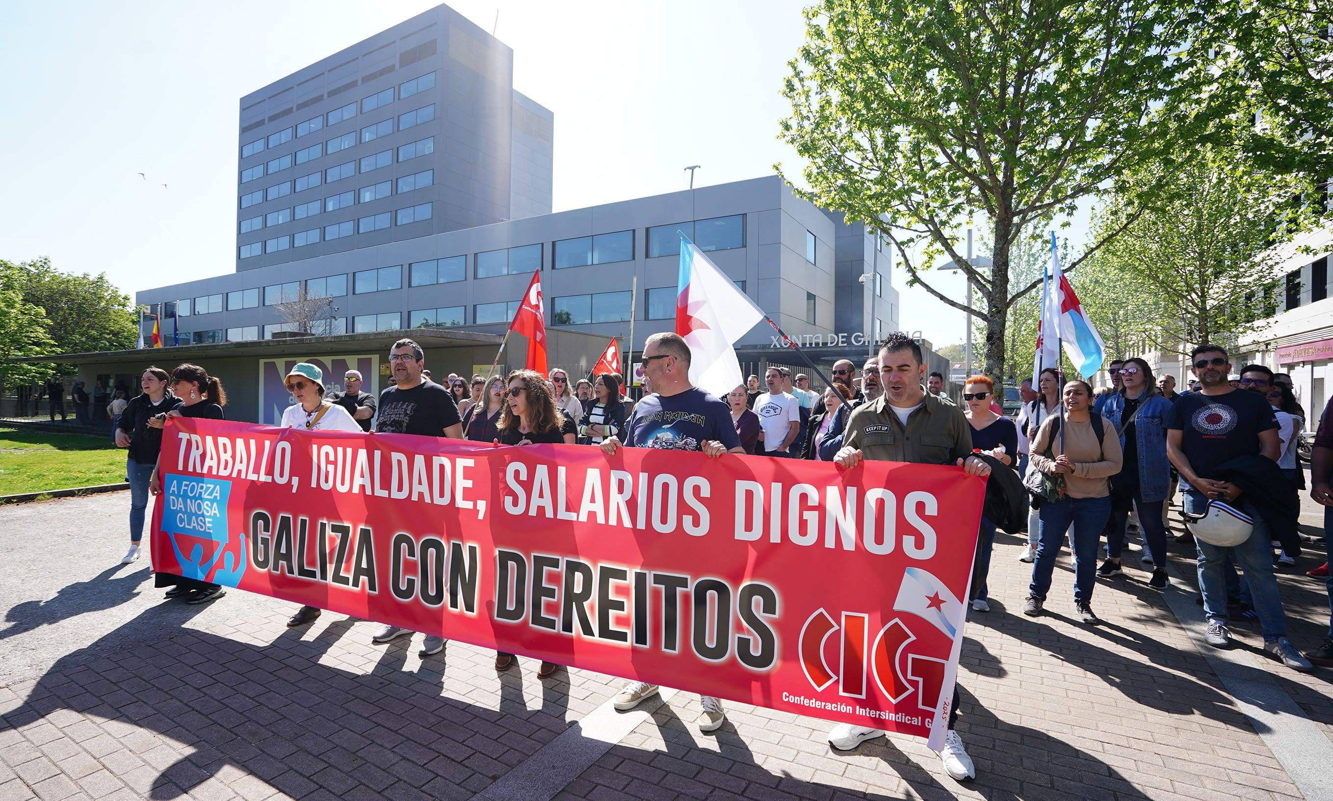 Manifestación de la CIG