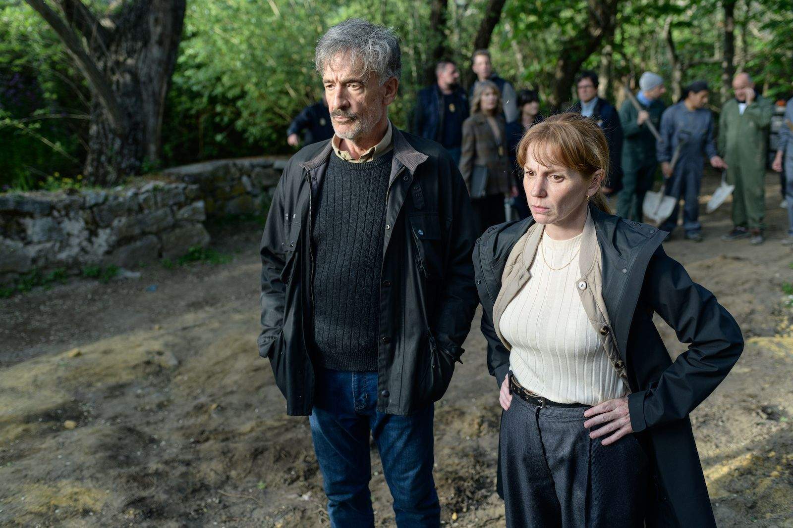 Escena de 'El jardinero', serie de Netflix rodada en Pontevedra