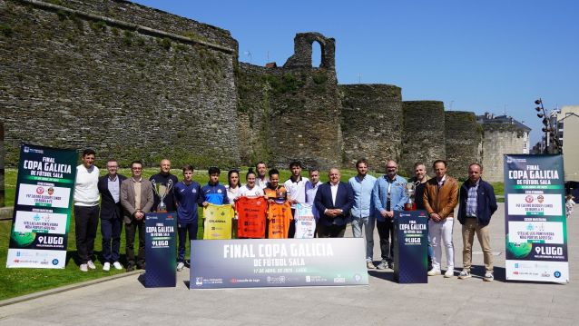 Presentación de la final de la Copa Galicia de Fútbol Sala en Lugo